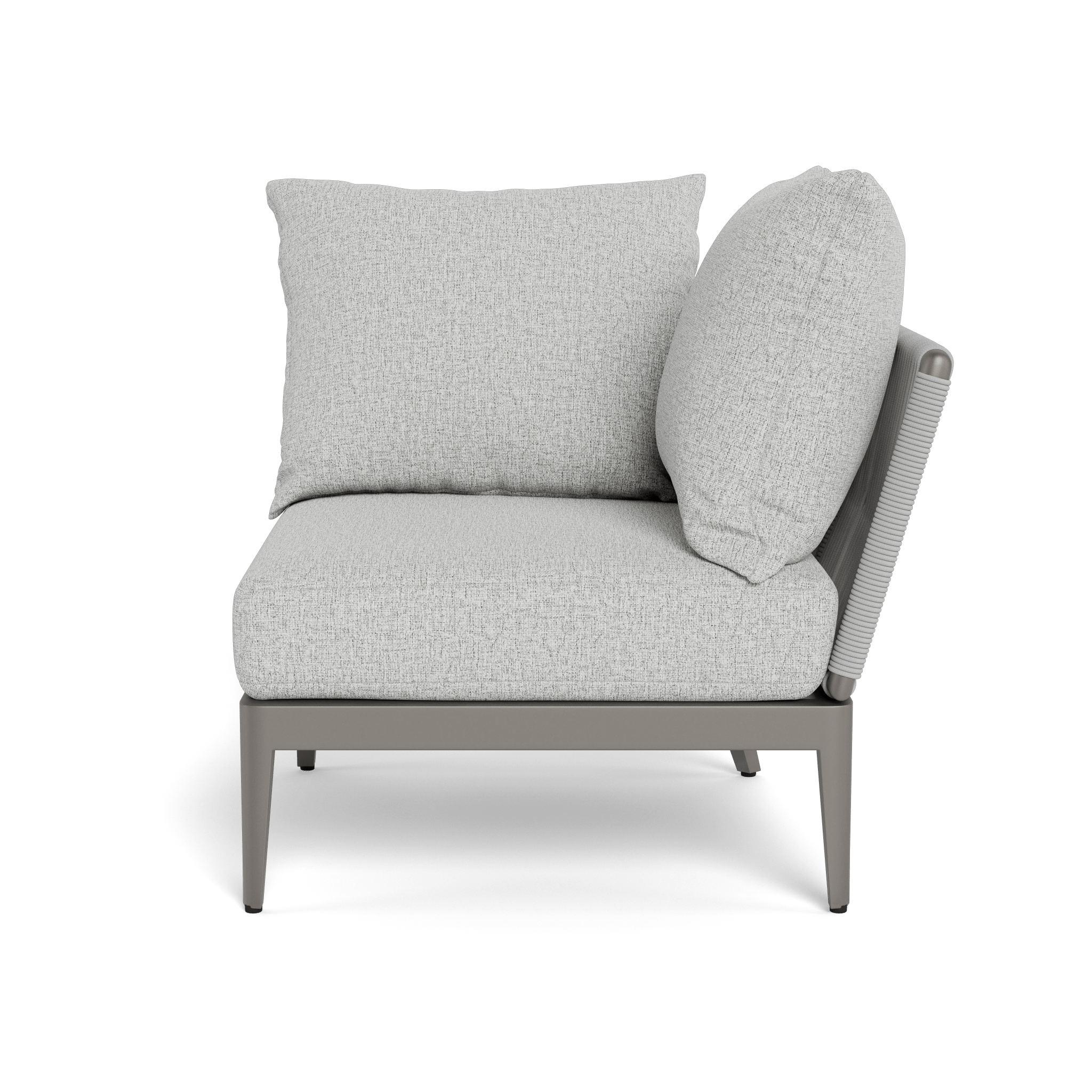 Hamilton Corner Sofa - Modern L-Shaped Sectional Couch with Storage Ottoman, Perfect for Small Spaces & Apartment Living - Living Room, Family Room, Home Theater, Office Lounge