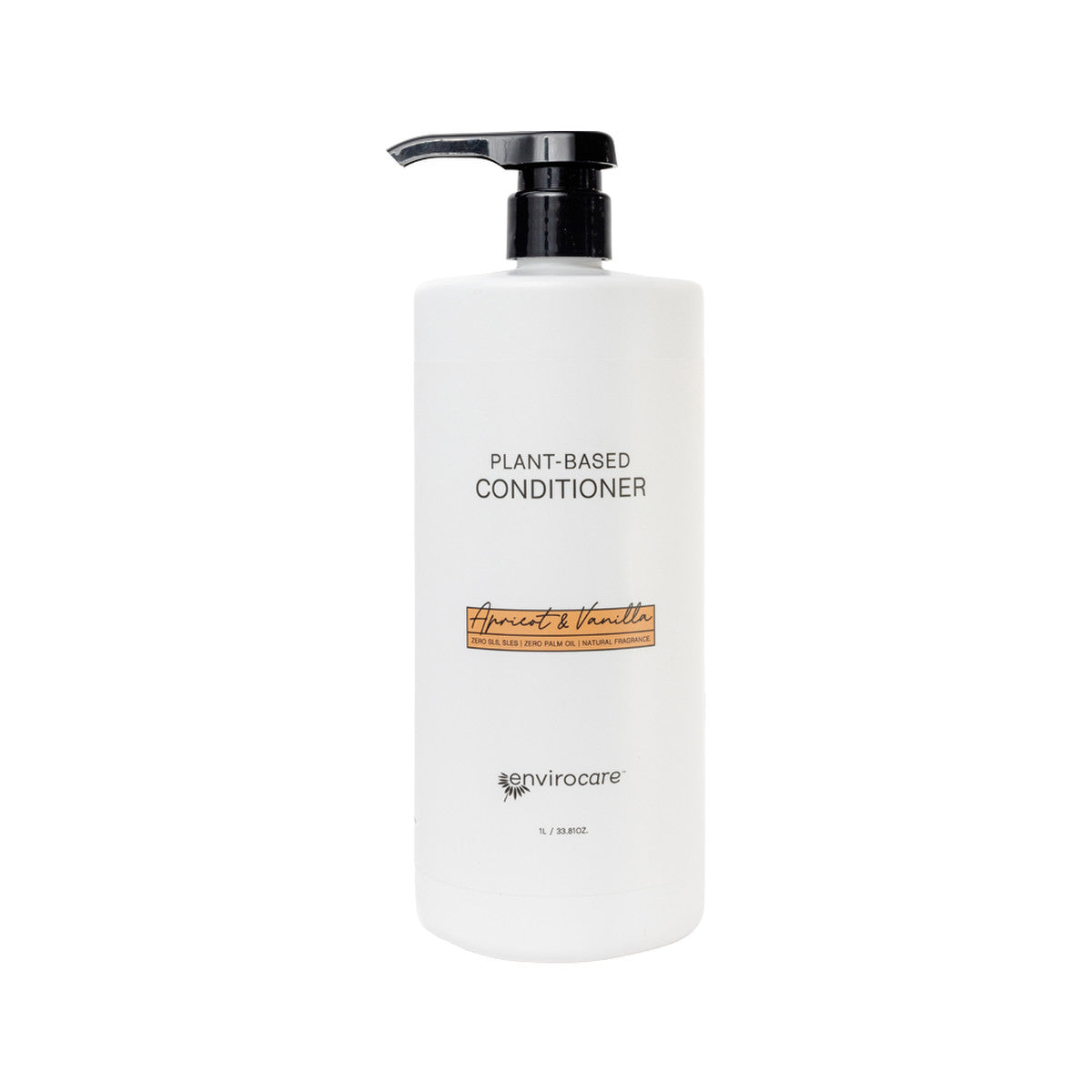 ENVIROCARE Plant Based Conditioner - Apricot Vanilla Scent, 1L Bottle | Natural & Vegan Hair Care for Dry & Damaged Hair | Perfect for Daily Use & Salon Treatments