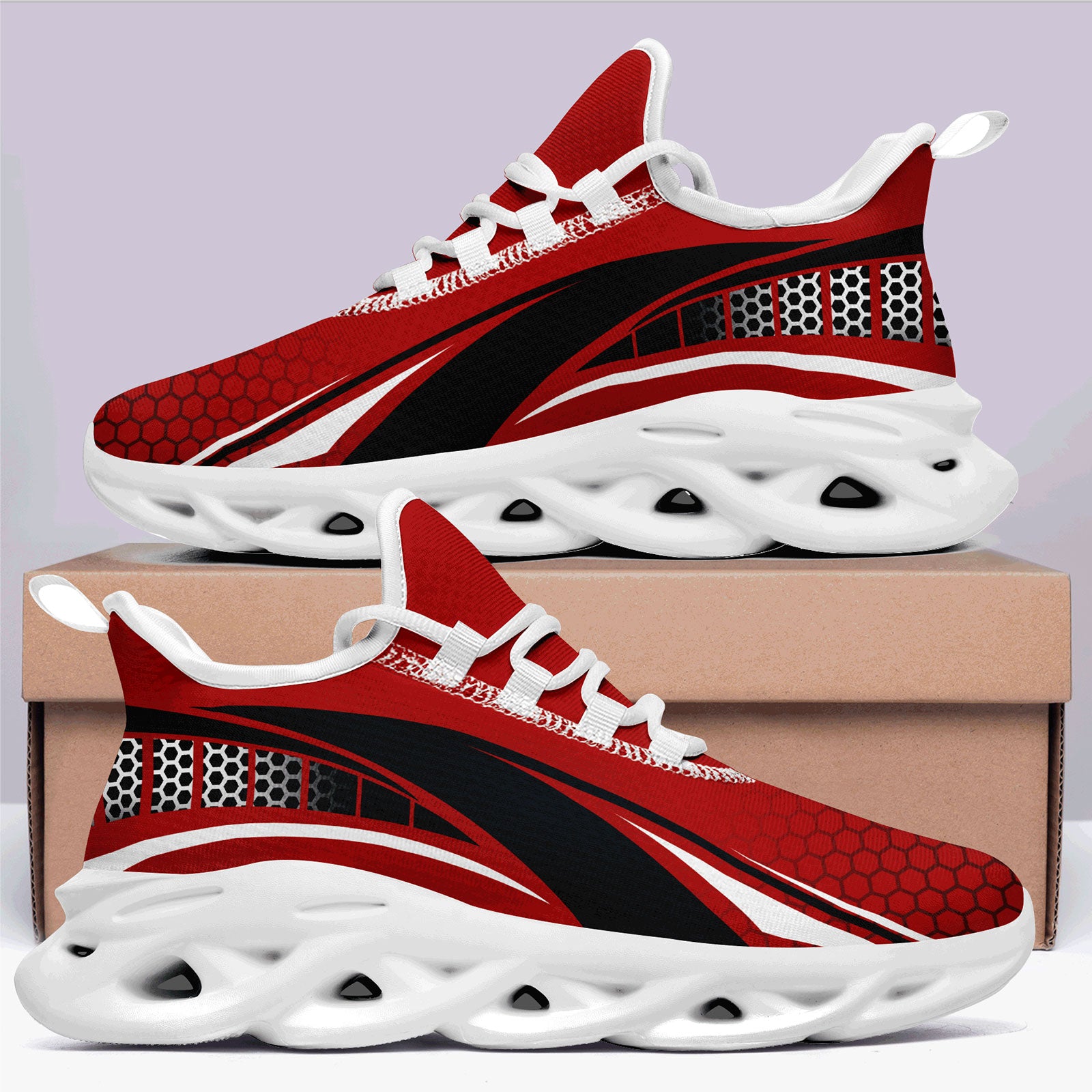 Custom Maxsoul Personalized Sneakers - Breathable Lightweight Running Shoes for Men & Women (FN003 E025022) - Perfect for Jogging, Gym Workouts & Casual Wear
