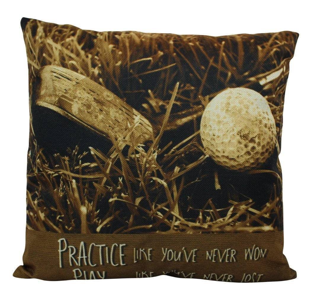 Personalized Brown Golf Ball | Unique Golf Gift for Men & Dad | Custom Golf Art & Room Decor | Perfect for Golf Lovers & Home Office Display