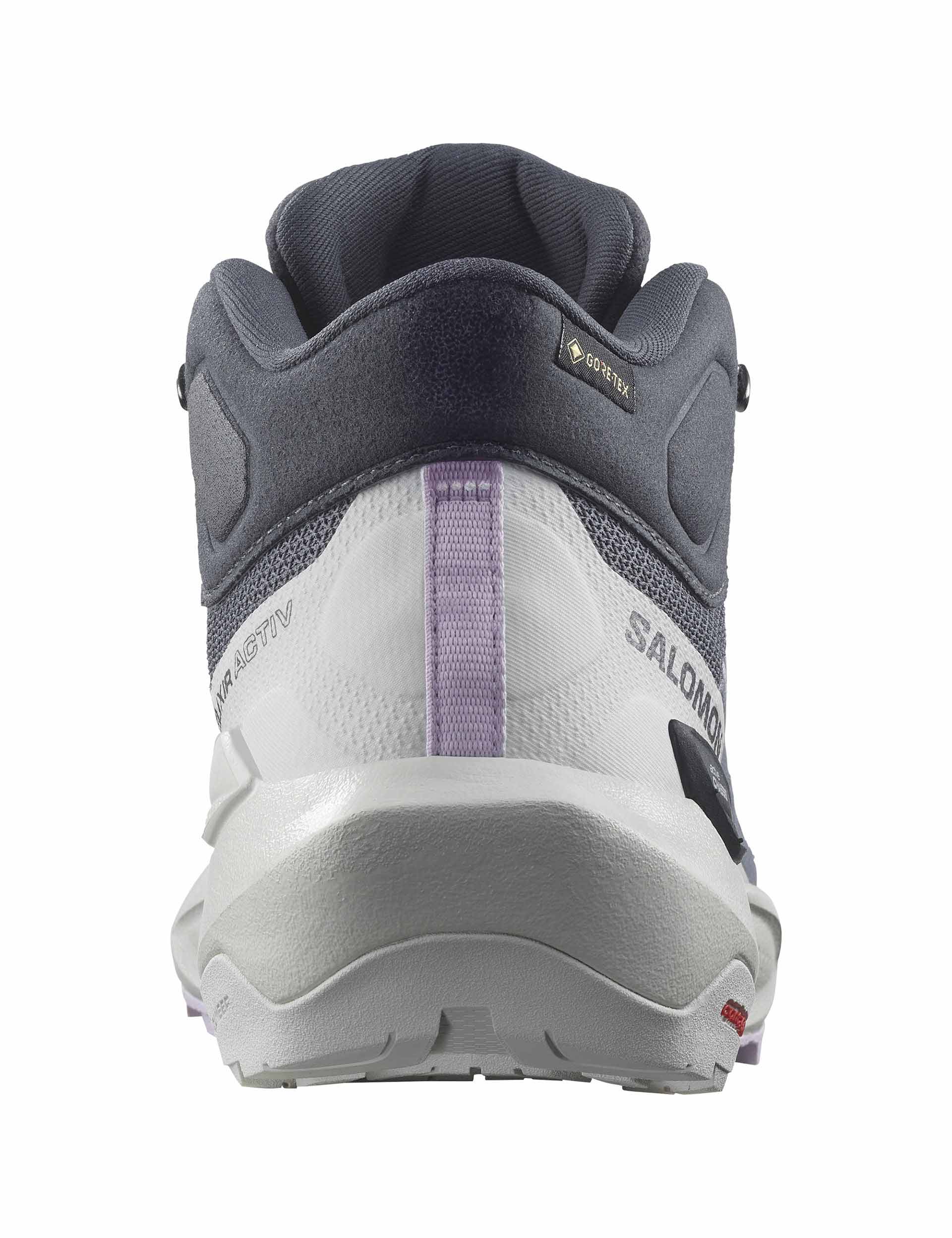 Elixir Activ Mid Gore-Tex Waterproof Hiking Boots for Women - India Ink/Glacier Gray/Orchid Petal - Perfect for Outdoor Adventures & Trail Running