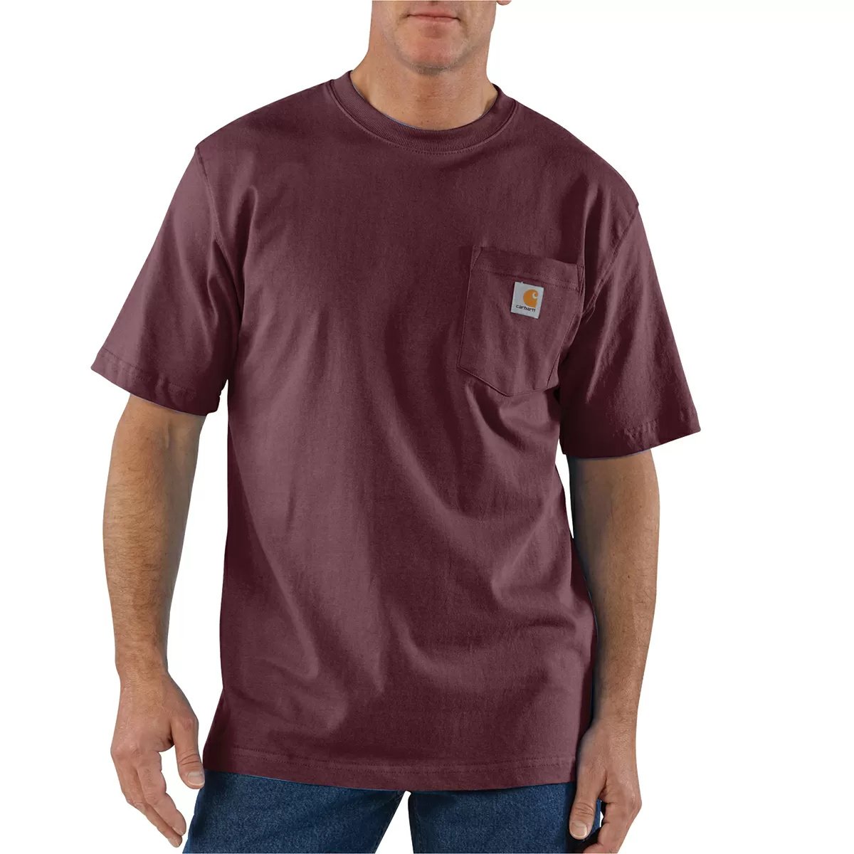 Carhartt® Men's Short Sleeve T-Shirt - Durable Cotton Work Shirt for Construction, Outdoor & Casual Wear