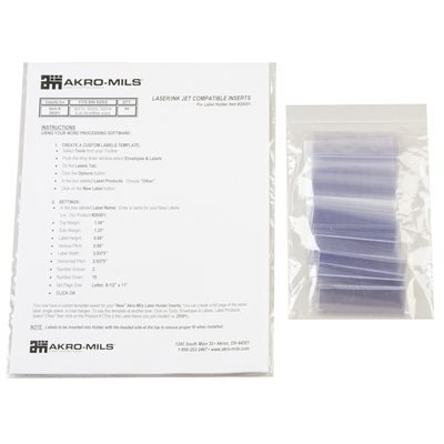 Akro-Mils Clear Plastic Inserts for 30210, 30220, 30224 & 6