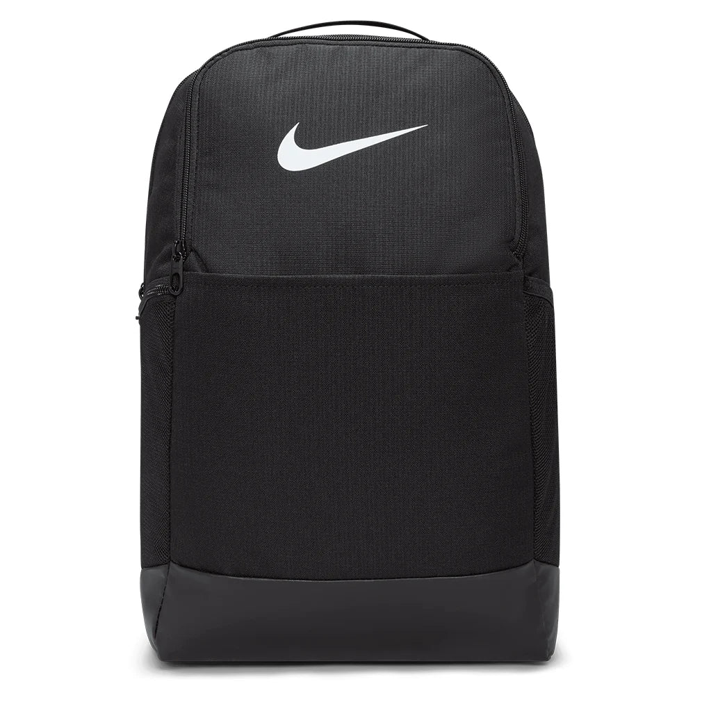 Brasilia 9.5 Medium 24L Black Training Backpack - Perfect for Gym, Hiking, Travel & School | Durable Sports Backpack for Men & Women