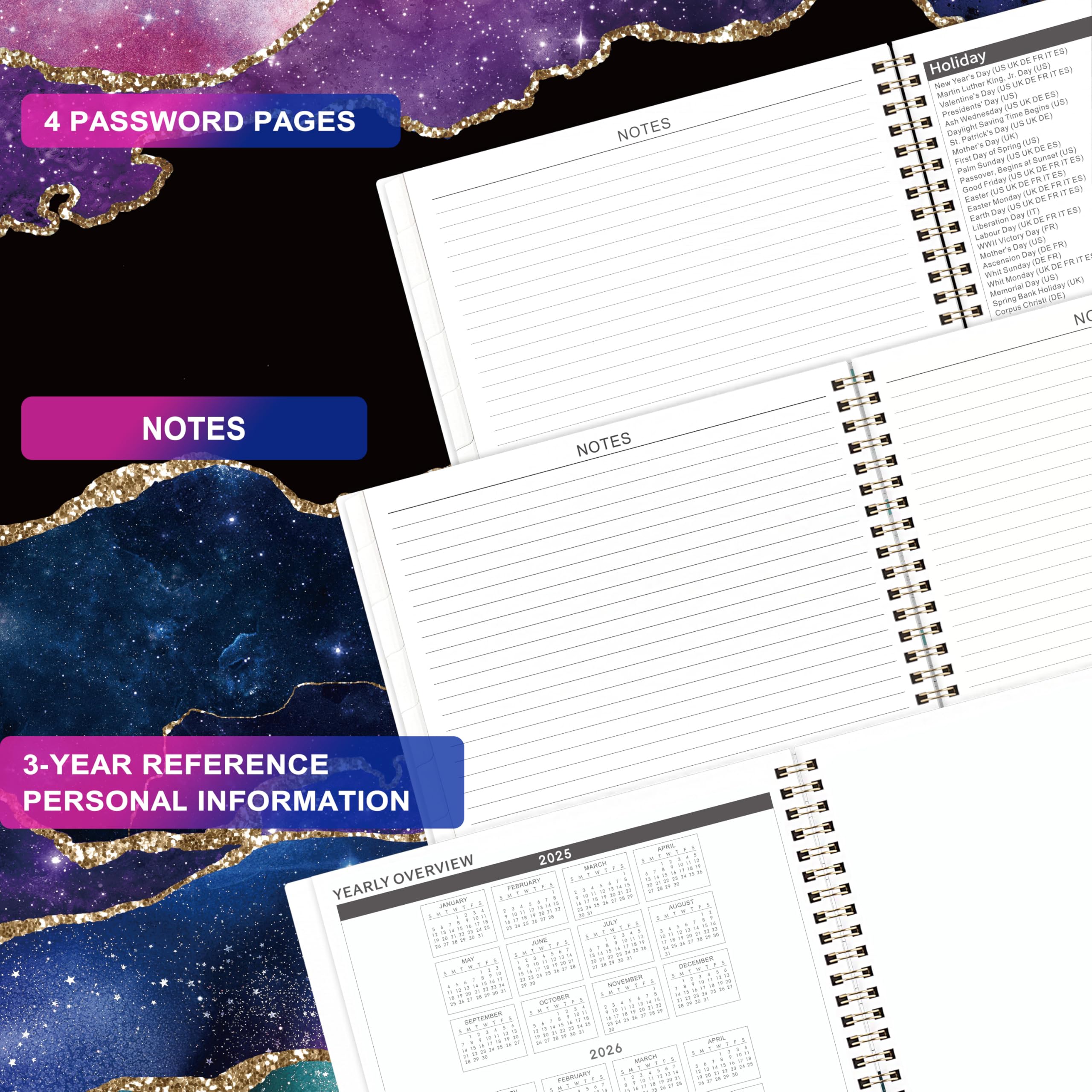 2025-2027 Monthly Planner | 2 Year Calendar Organizer July 2025 to June 2027 | 9