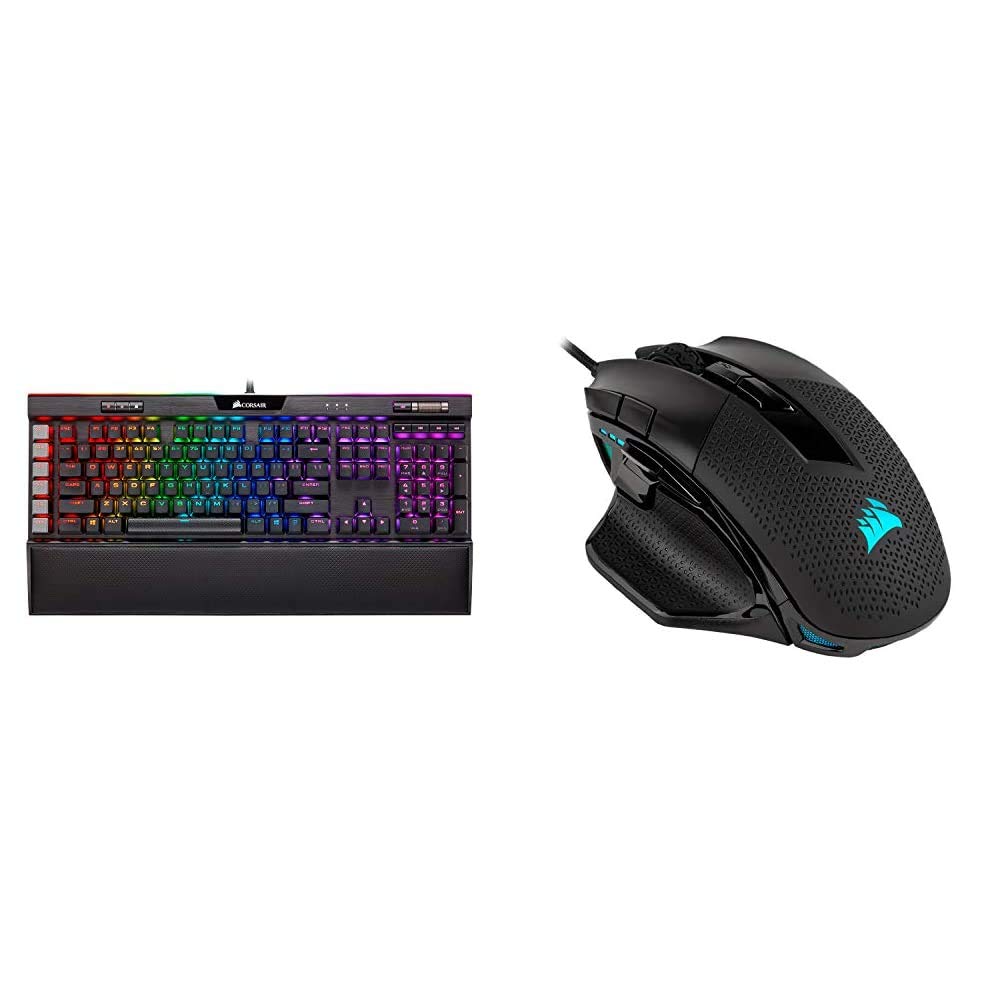 Corsair K95 RGB Platinum XT Mechanical Gaming Keyboard & Mouse Combo for FPS/MOBA Gaming
