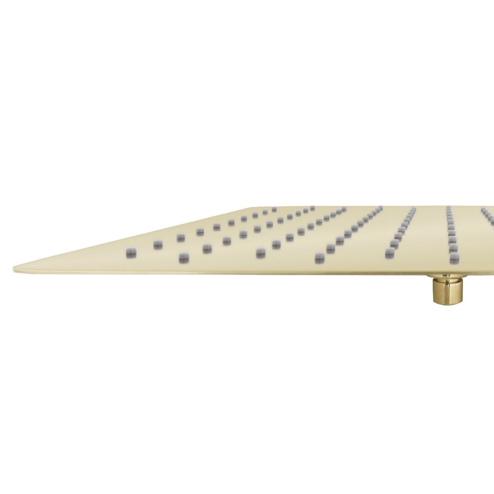 ZLINE Bliss 16 Inch Polished Gold Rainfall Shower Head - High Pressure Luxury Bathroom Fixture for Spa-Like Relaxation (BLS H16 PG) | Perfect for Master Bathrooms & Modern Home Upgrades