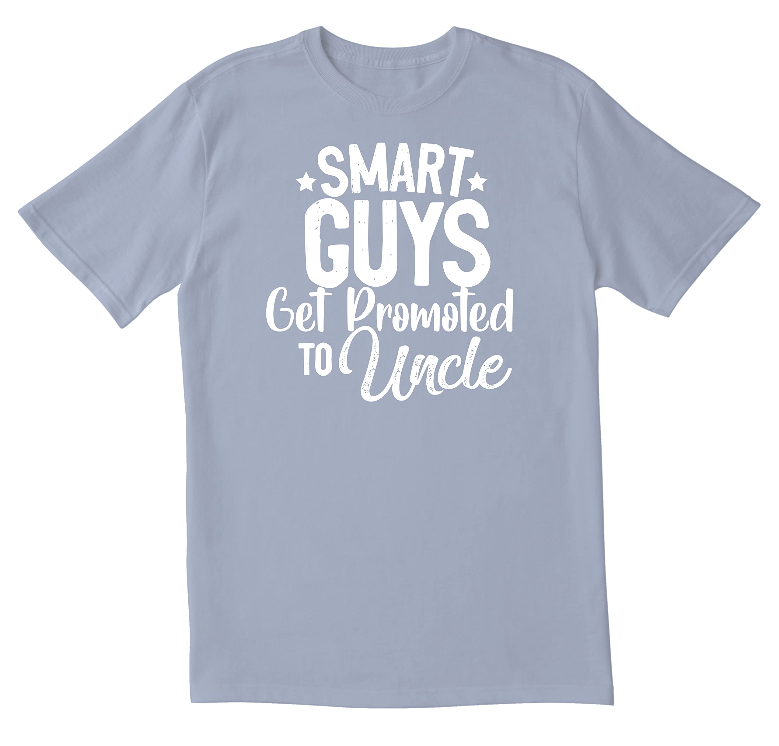 Funny Sarcastic Men's T-Shirt - Smart Guys Get Promoted to Uncle Design - Novelty Graphic Tee for Casual Wear & Gifts