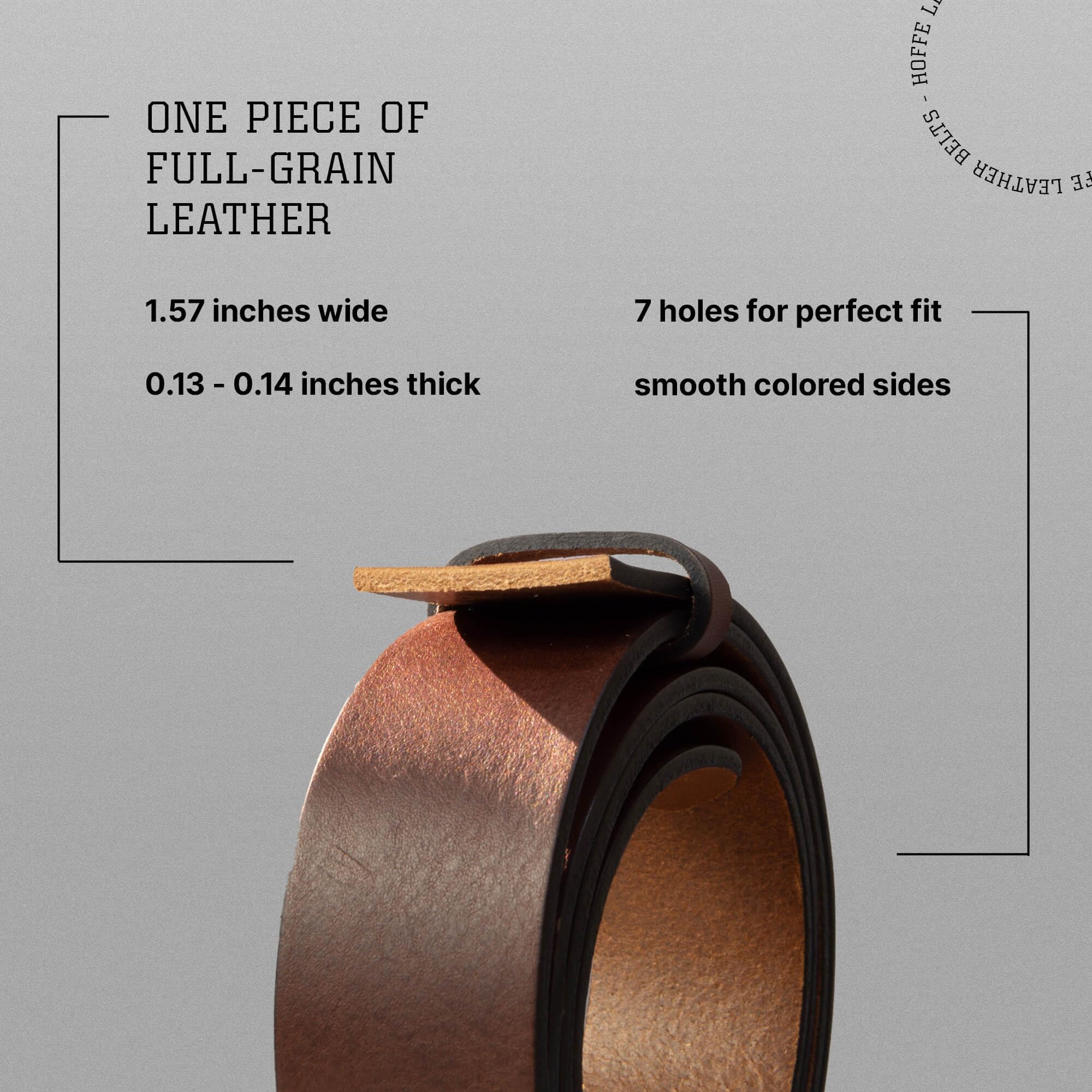 Premium Handmade Full Grain Leather Belt for Men - Adjustable Buckle, Reversible Strap for Casual & Dress Wear - Perfect for Office, Business, Wedding & Everyday Use
