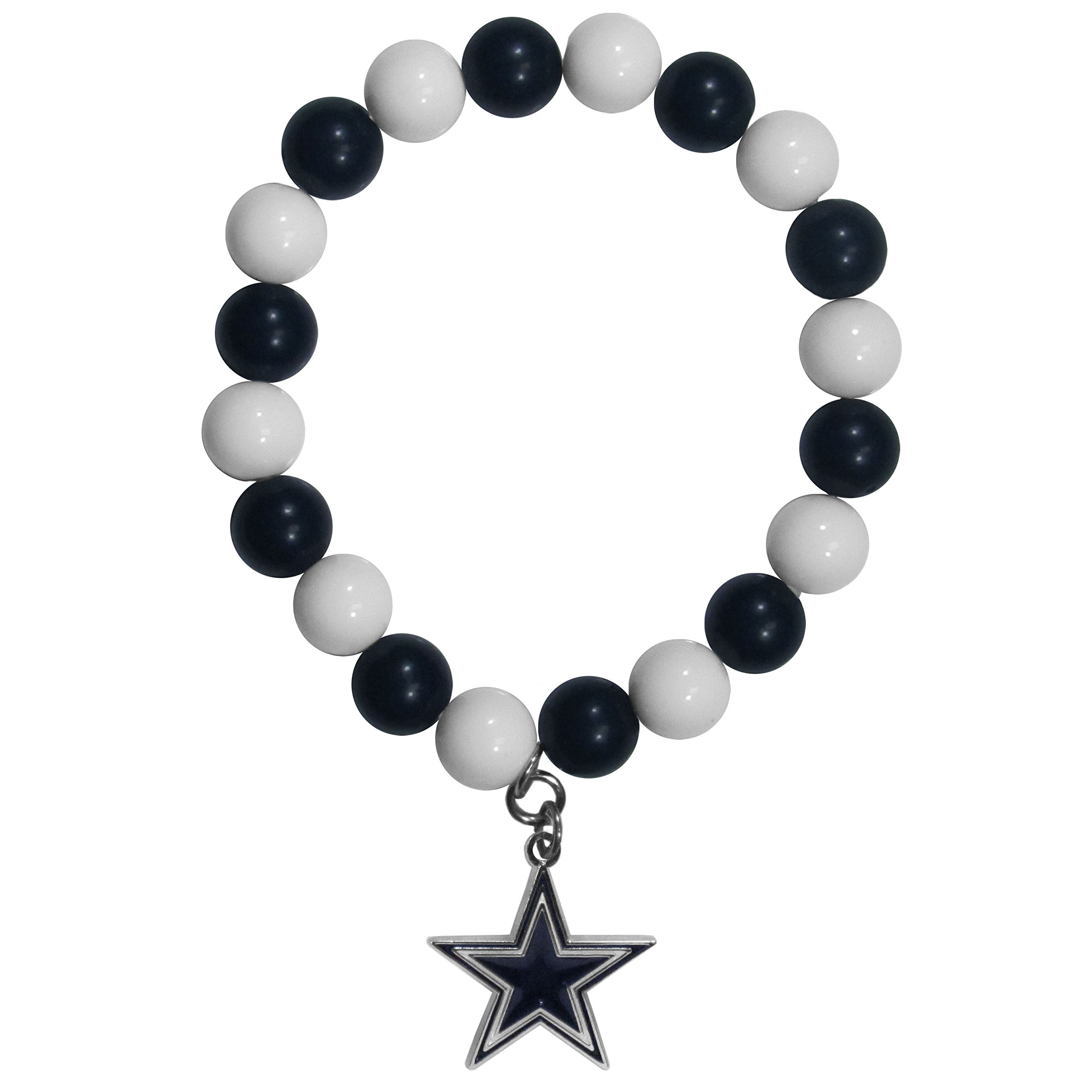 NFL Fan Bead Bracelet for Men & Women - Team Spirit Sports Jewelry - Perfect for Game Day, Tailgating & Football Parties