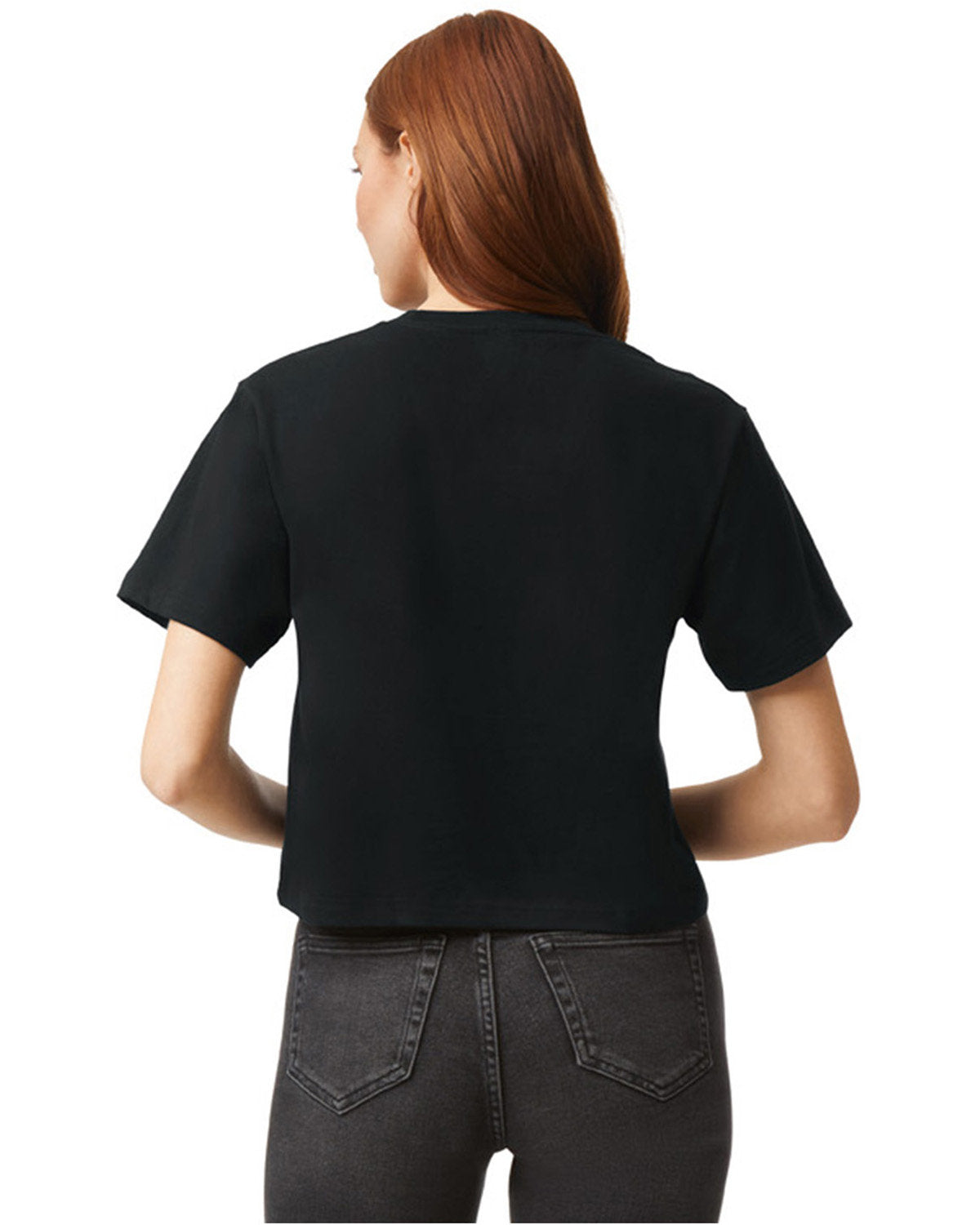 American Apparel 102AM Women's Premium Cotton Boxy T-Shirt - Soft Relaxed Fit for Casual Wear, Layering & Everyday Comfort
