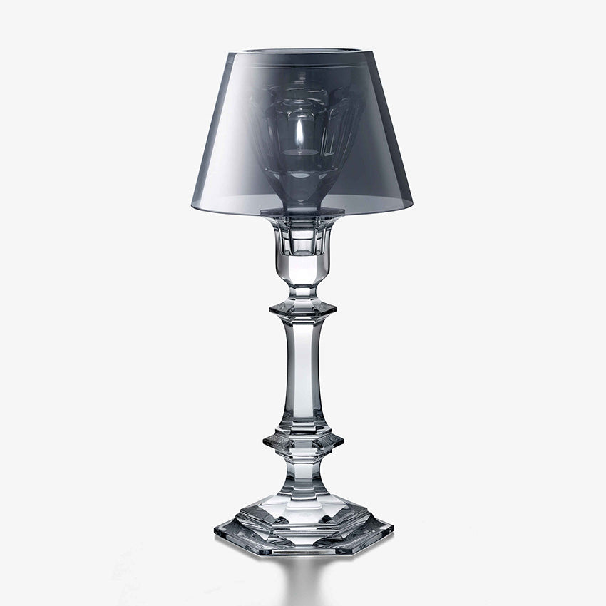 Baccarat Harcourt Our Fire Candlestick - Elegant Crystal Candle Holder for Dining Table, Wedding Centerpiece & Home Decor