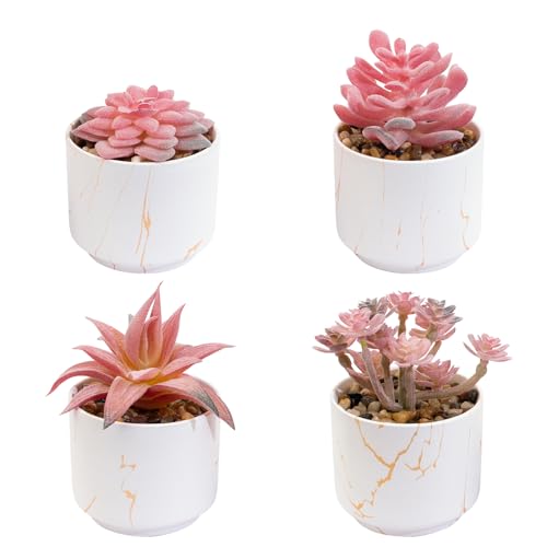 4pcs Pink Ceramics