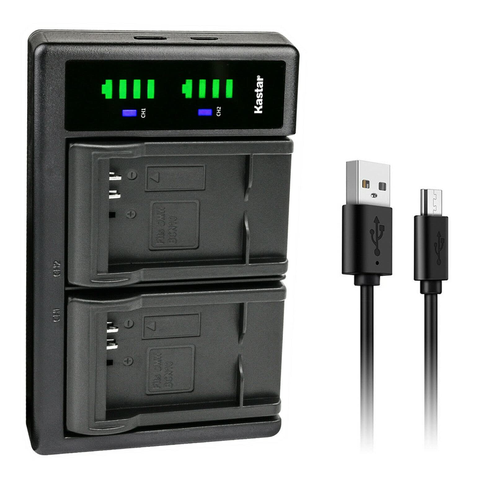 Kastar LTD2 USB Battery Charger for Leica BP-DC14 BP-DC14-E BP-DC14-U - Compatible with Leica C 11052 18536, Leica C (Type 112), V-LUX50 Cameras - Fast Charging & Travel-Friendly - Perfect for Travel Photography & Outdoor Shooting