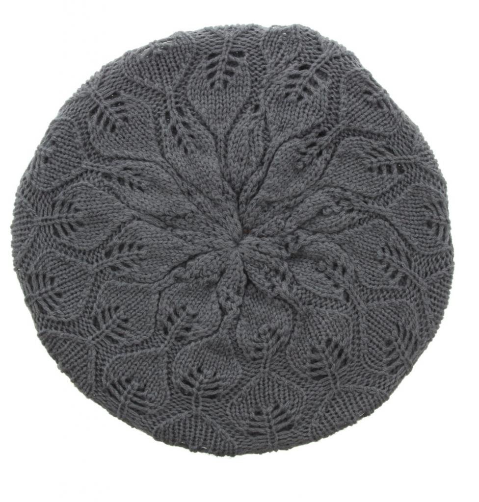 Milani Women's Winter Knitted Crochet Beanie Beret Hat - Warm Wool Blend Slouchy Cap for Cold Weather, Outdoor Activities & Fashion Accessories