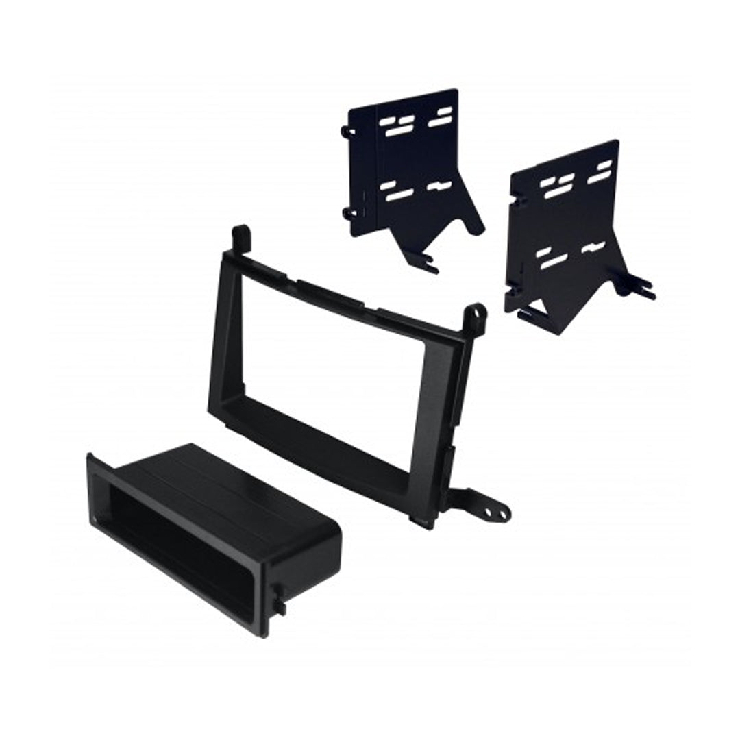 2009-2015 Toyota Venza Single DIN or Double DIN Car Stereo Radio Installation Kit - ISO Mount with Pocket - Perfect for Aftermarket Audio Upgrades & Seamless Dashboard Integration