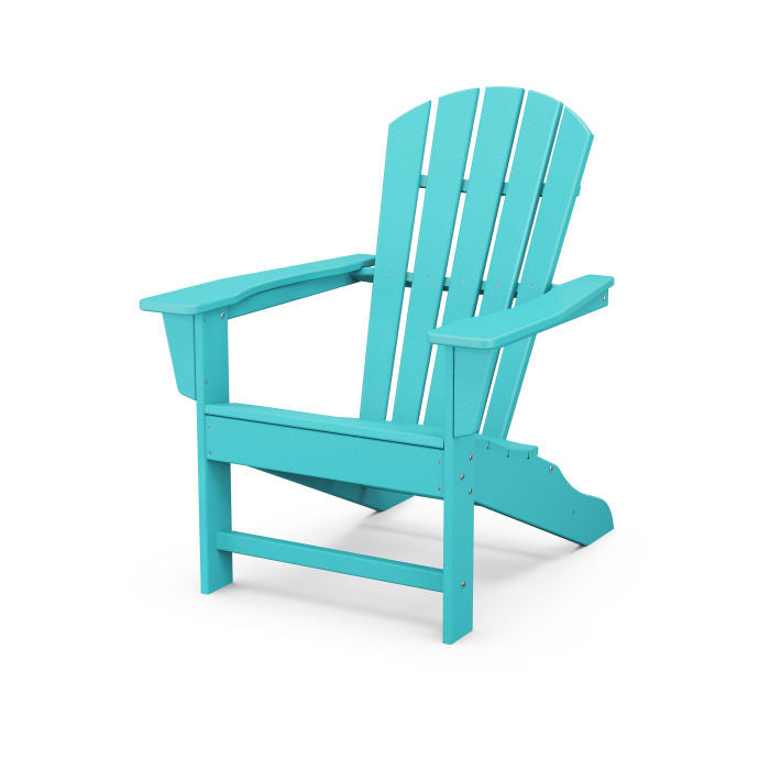 POLYWOOD Palm Coast Adirondack Chair - Durable Outdoor Furniture for Patio, Poolside & Garden Relaxation - Weather-Resistant Recycled Plastic Material - Perfect for Backyard, Deck or Beach House