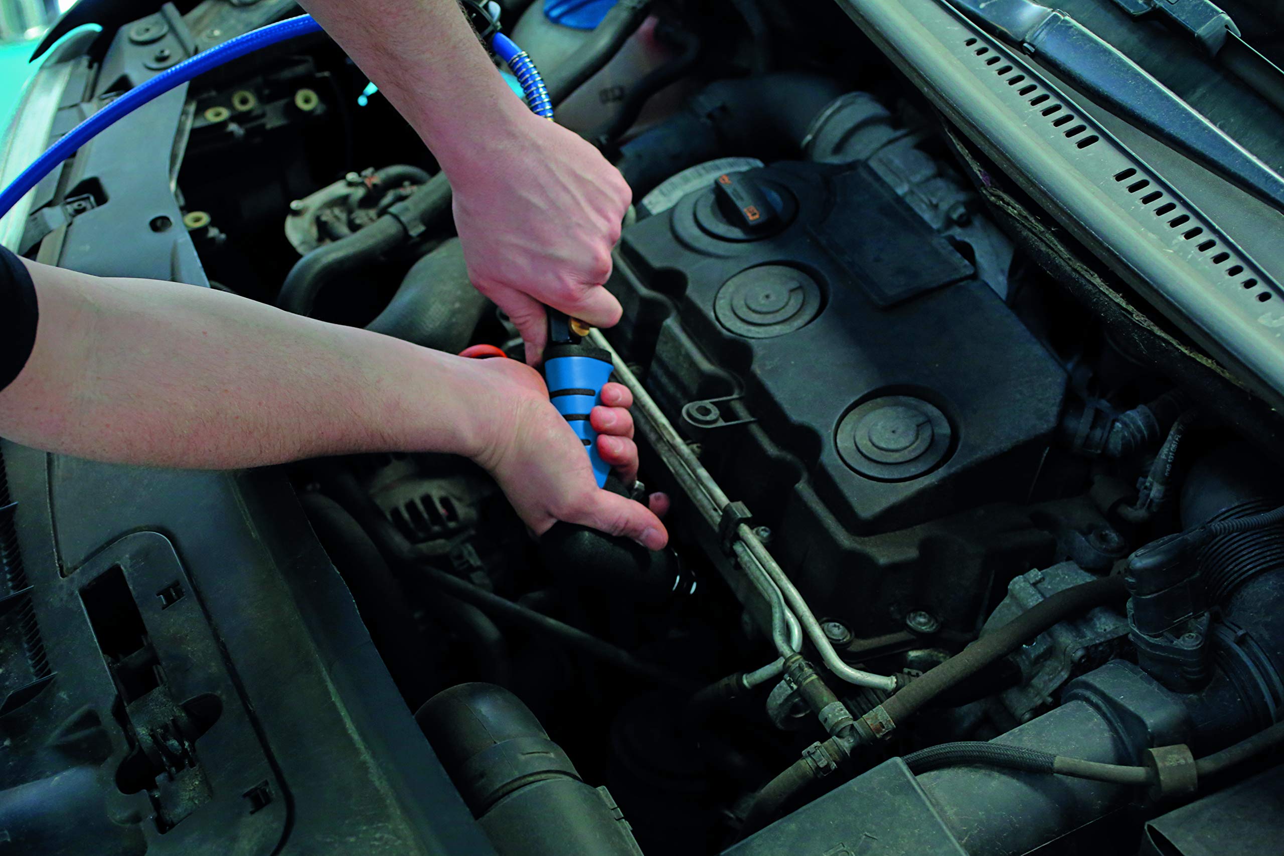 Laser 6035 Impact Glow Plug Removal Kit - 9 Piece Set with Blue Handle - Perfect for Diesel Engine Maintenance & Auto Repair