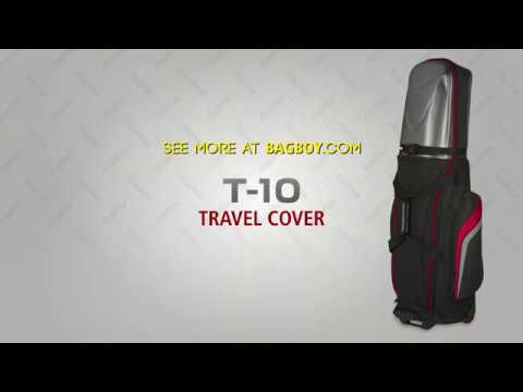 Bag Boy T10 Hard Top Travel Cover for Golf Clubs - Durable Waterproof Golf Bag Protection for Travel & Storage | Perfect for Airplane, Car, and Home Use