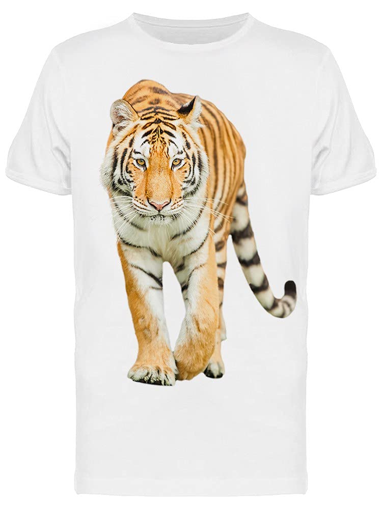 Walking Tiger Graphic Full Body Print T-Shirt for Men - Casual Wear, Street Style, and Everyday Outfits
