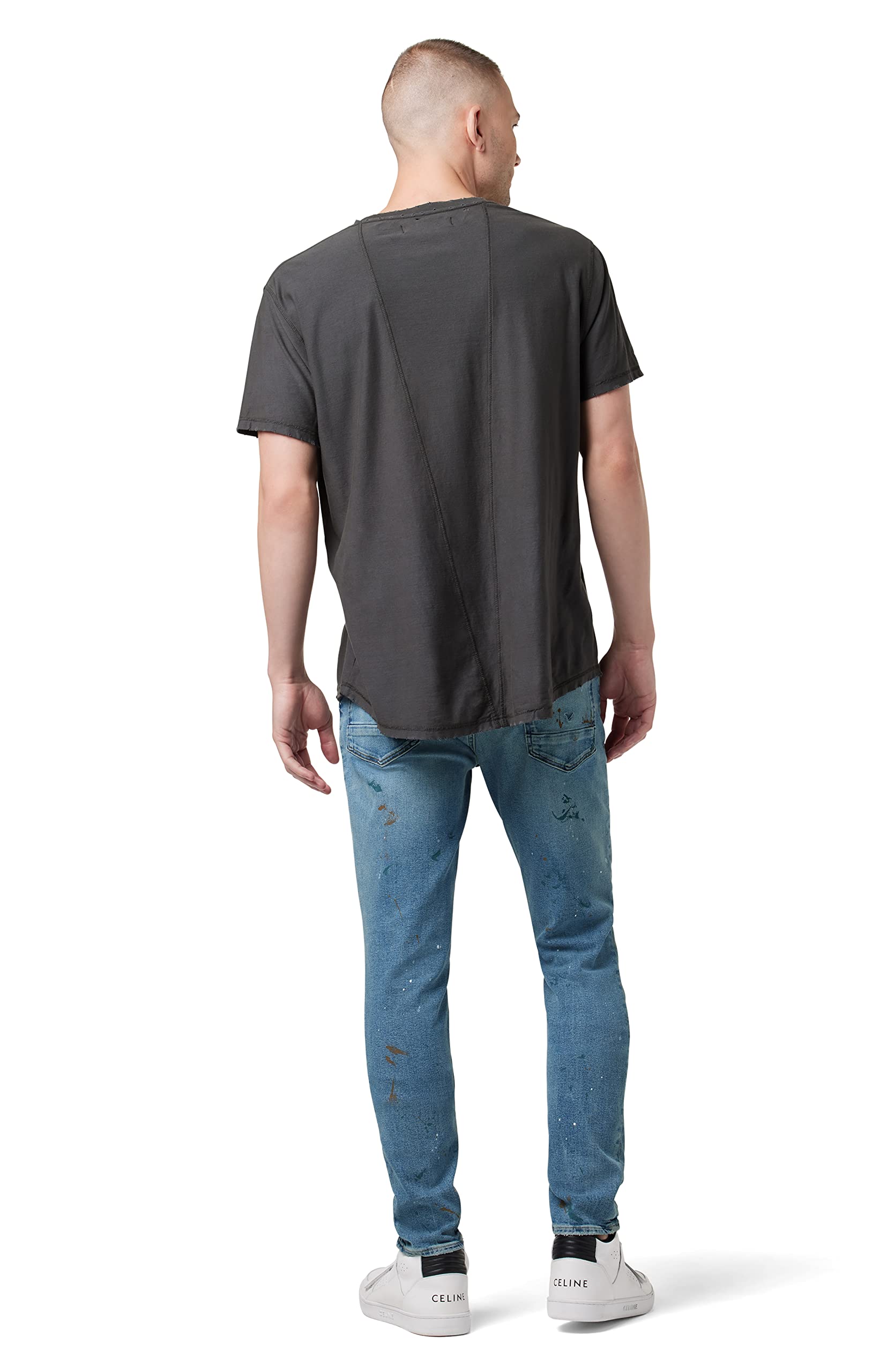 Hudson Men's Axl Slim Fit Stretch Denim Jeans - Comfortable & Stylish for Casual Wear, Work & Everyday Outfits