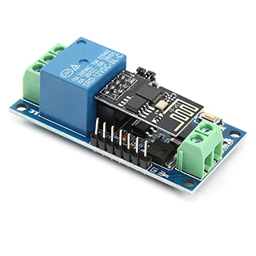 1-Way WiFi Relay Module - 12V ESP8266 Wireless Smart Switch for Android/iOS APP Remote Control | Smart Home Automation, Access Control & IoT Projects