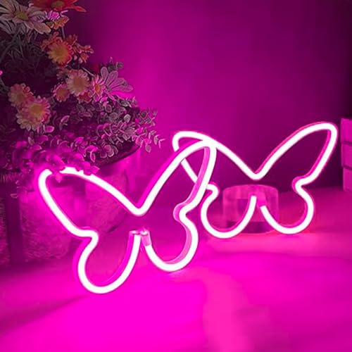 Butterfly-2pcs-pink