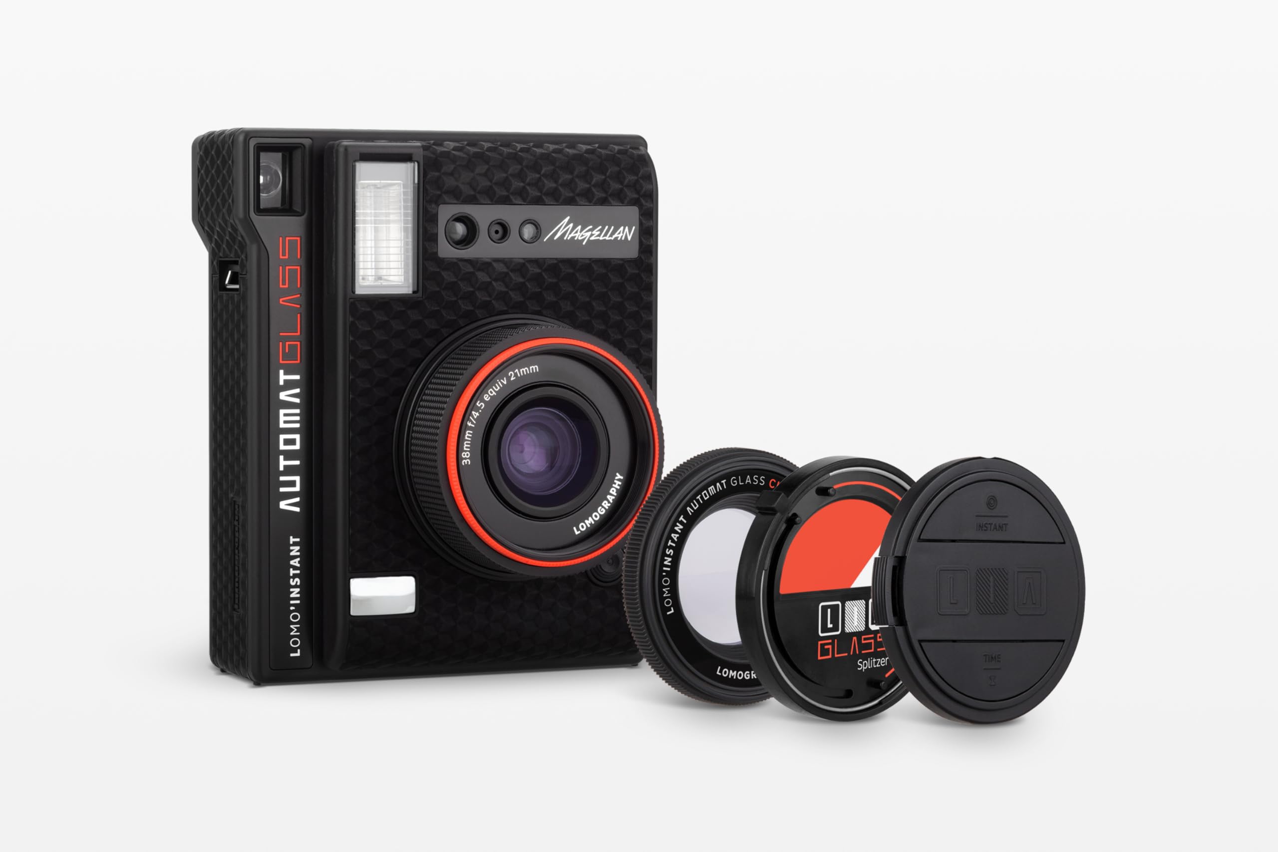 Lomography Lomo'Instant Automat Glass Magellan Instant Film Camera - Vintage Style Polaroid Camera for Travel, Parties & Creative Photography