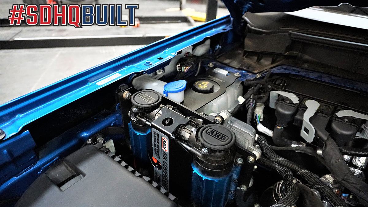 2021-2025 Ford Bronco SDHQ Built ARB Air Compressor Mount Kit - Off-Road Adventure & Tire Inflation Accessory for 4x4 Enthusiasts