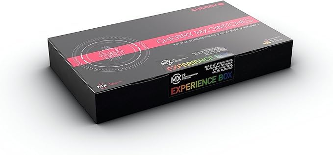 Cherry MX Switch Experience Box - 10-Pack Mechanical Keyboard Switches for DIY, Hot Swap & Gaming Keyboards | Official Cherry MX Switches for Typing, Gaming & Custom Builds