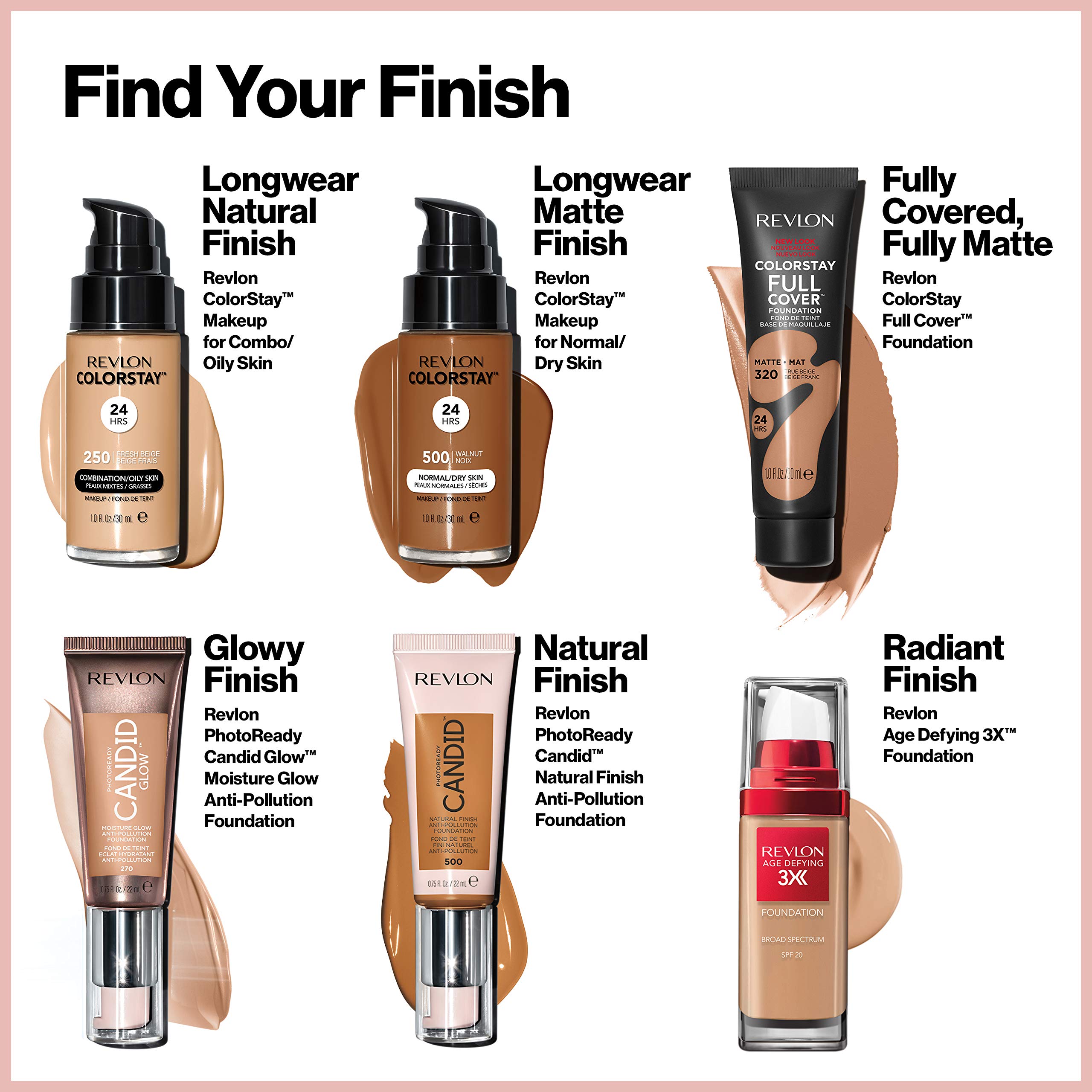Revlon ColorStay Full Cover Longwear Matte Foundation - Heat & Sweat Resistant, Lightweight Face Makeup - Caramel (425), 1.0 oz - Perfect for All-Day Wear, Outdoor Activities & Hot Weather