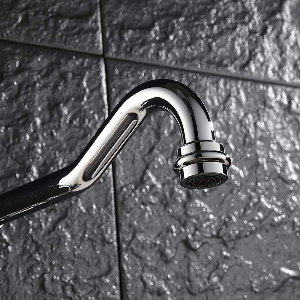 Lead-Free Electroplated Kitchen Sink Mixer Tap with Swivel Sprayer - Deck Mounted Hot & Cold Water Faucet for Bathroom & Washbasin | Perfect for Modern Homes & Commercial Spaces