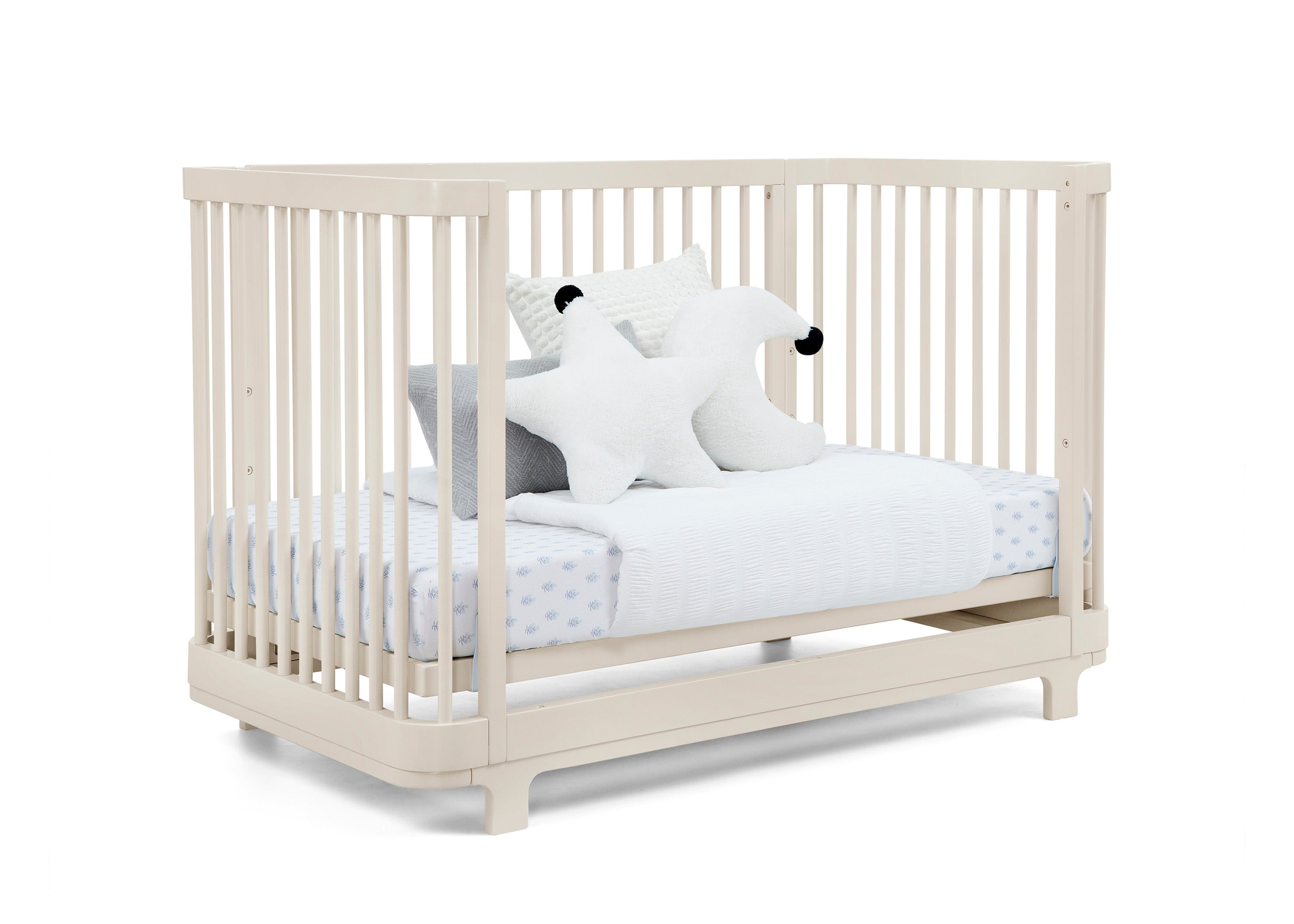 Nest 4-in-1 Convertible Baby Crib - Toddler Bed, Daybed & Full-Size Bed - Safe Nursery Furniture for Newborn to Teen - Perfect for Bedrooms, Daycare & Guest Rooms