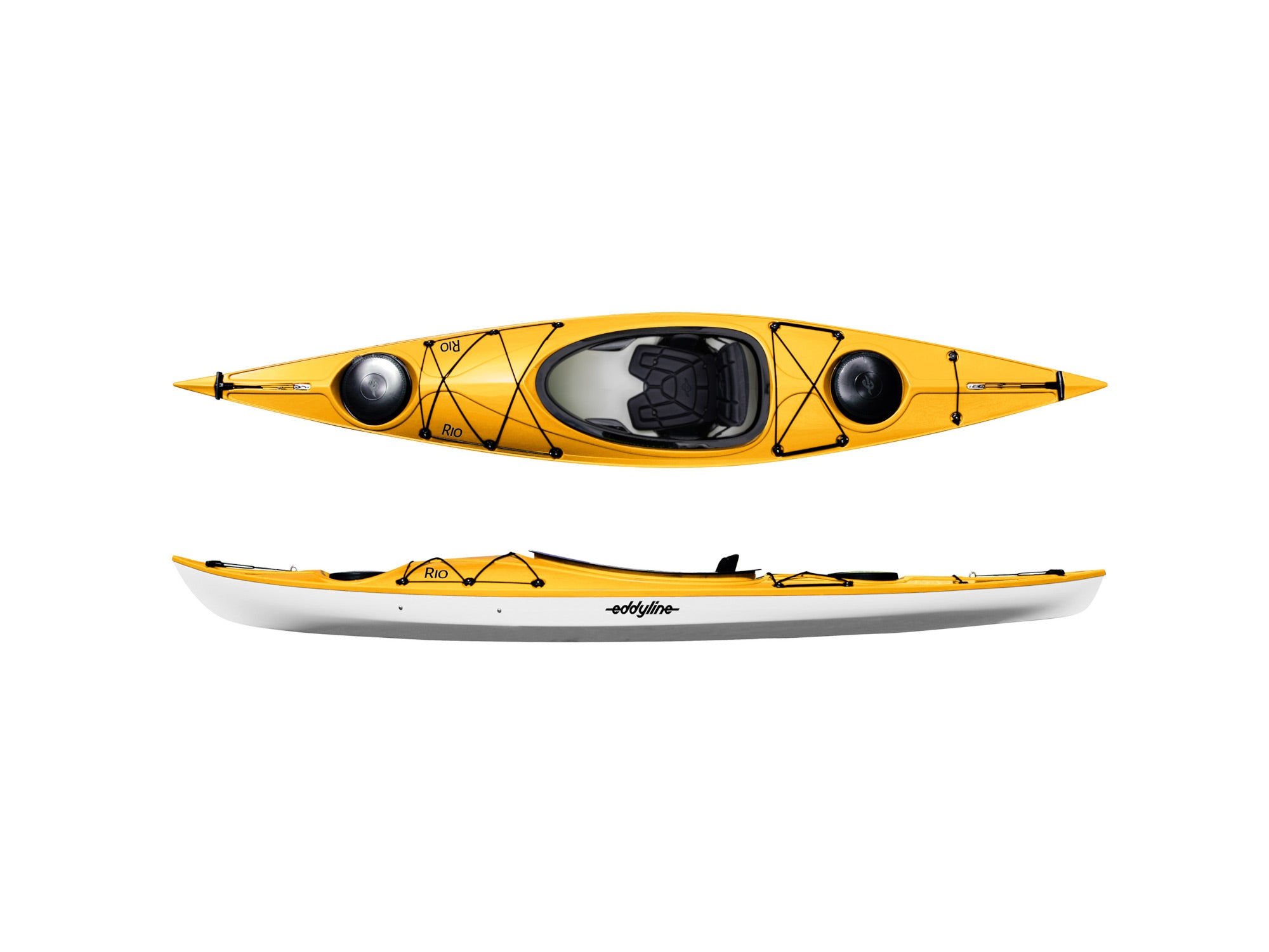 Eddyline Rio Kayak - Lightweight & Durable Sit-On-Top Kayak for Recreational Paddling, Fishing & Outdoor Adventures