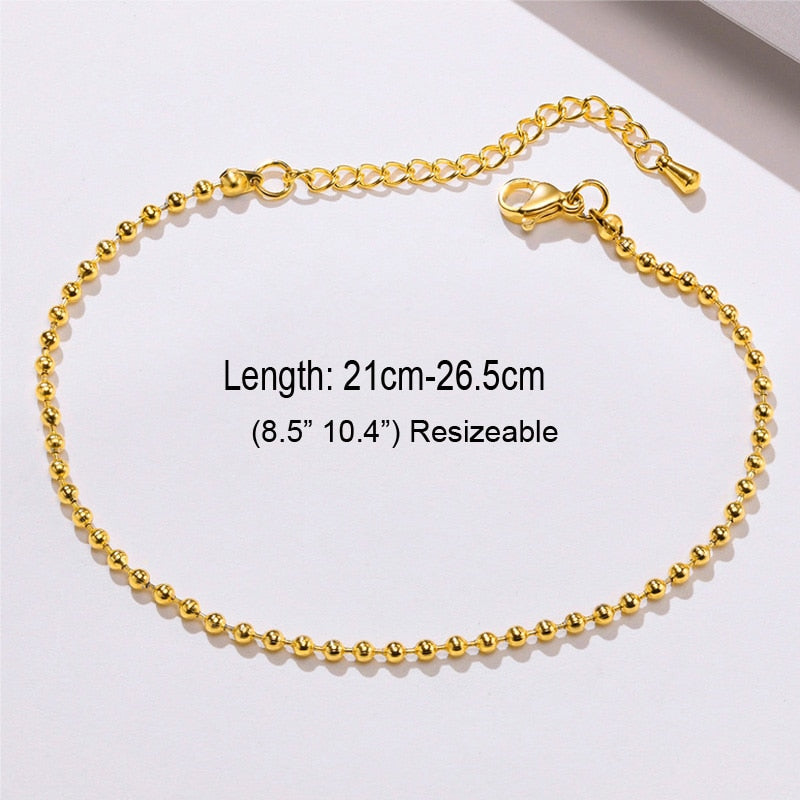 Golden Snake Ankle Bracelet for Women - Elegant Adjustable Anklet Jewelry for Parties, Beach & Boho Style Outfits