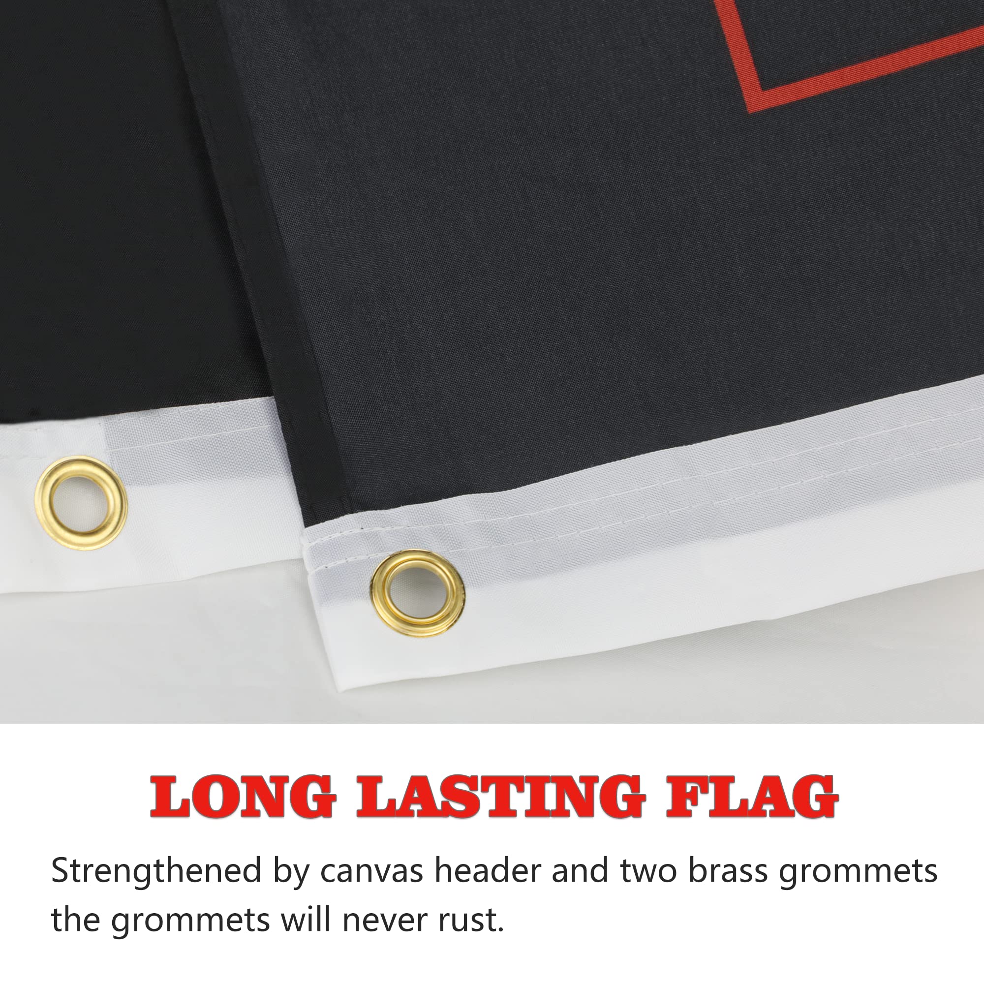 FJB Flag 3x5 FT - 100D Polyester American Political Flag with 2 Brass Grommets for Indoor & Outdoor Display - Perfect for Protests, Rallies and Political Events