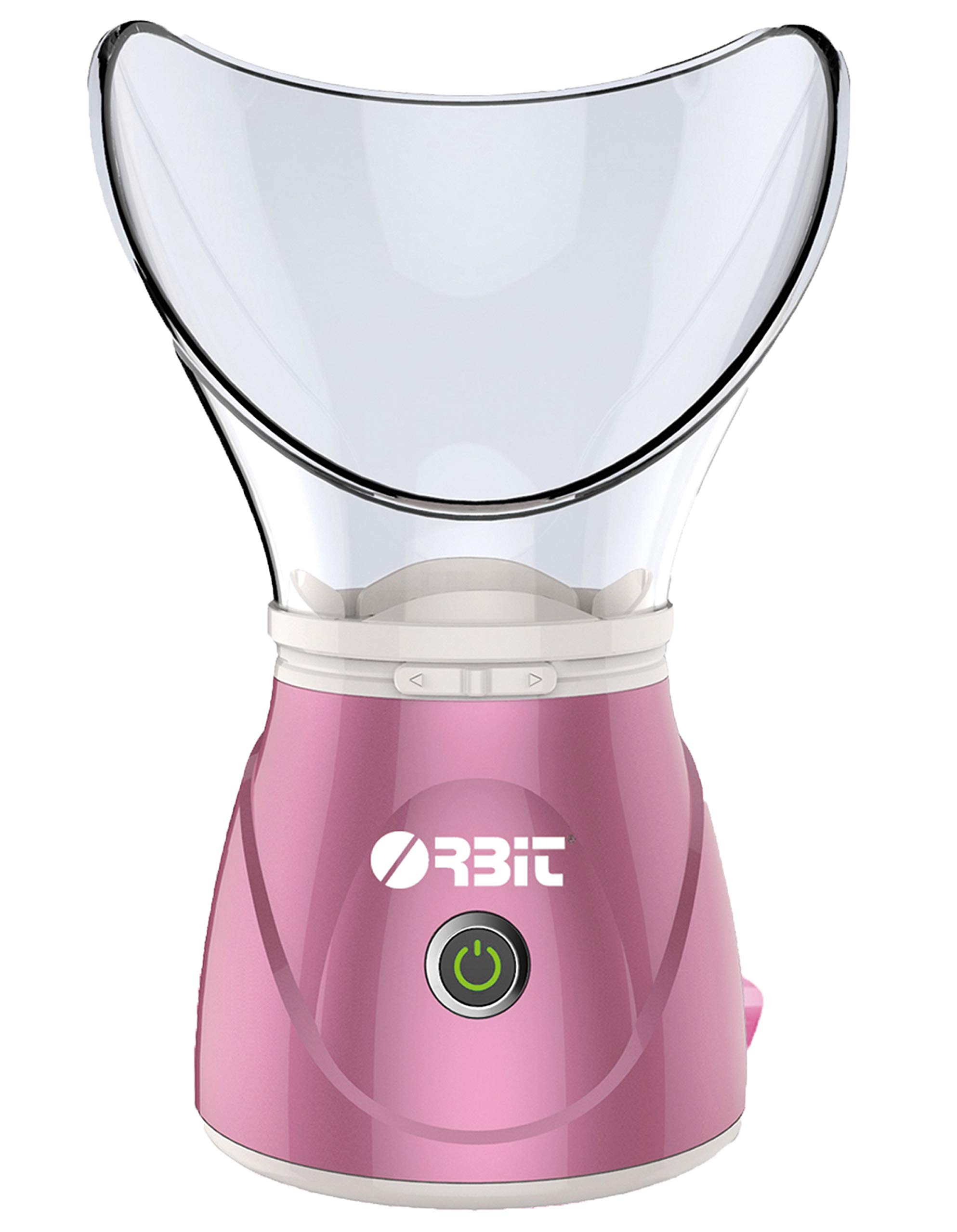 Orbit 2-in-1 Nano Ionic Facial Steamer & Vaporizer for Cold, Cough Relief - Home Spa Inhaler with Warm Mist Therapy (Pink) | Perfect for Relaxation, Sinus Relief & Skincare Routine