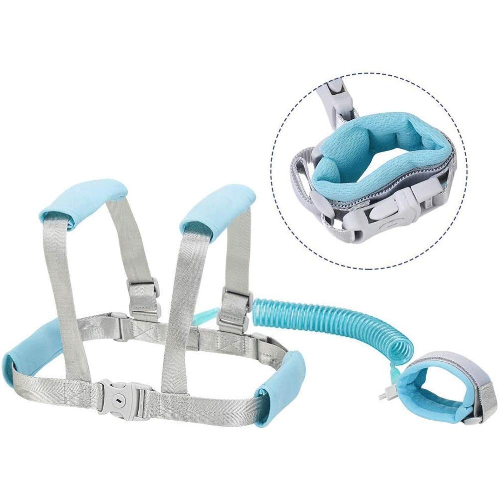**AQHZB Adjustable Anti-Lost Safety Wrist Link for Toddlers & Kids – Elastic Walking Reins, Child Safety Strap – Perfect for Parks, Shopping & Travel**