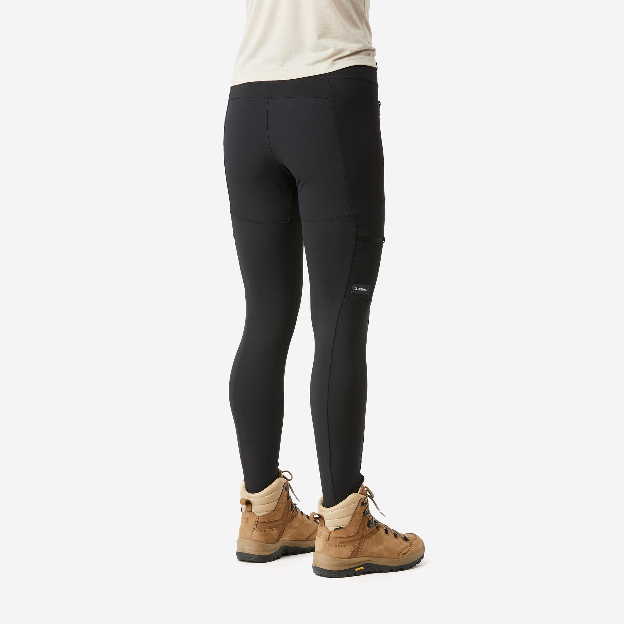 Simond Women's Travel 500 High-Waisted Yoga Leggings - Comfortable Stretchy Workout Pants for Running, Gym & Travel - Perfect for Yoga, Pilates & Lounge Wear