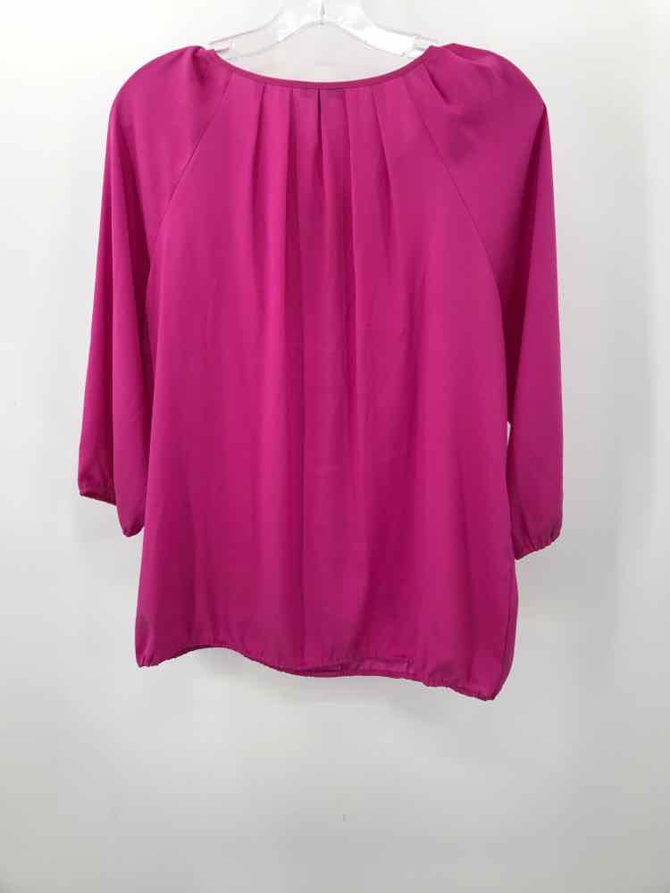 Pre-Owned Ann Taylor Pink Blouse Size Medium - Perfect for Work, Office & Casual Wear
