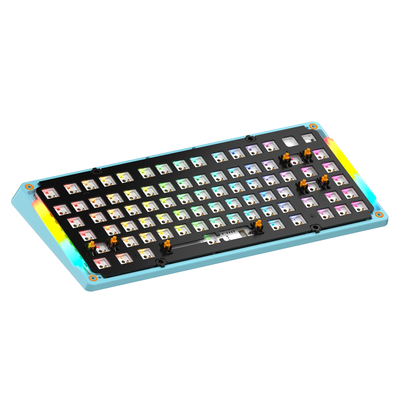GMMK 3 Limited Edition Metal Bottom Case - 75% Mechanical Keyboard Frame in Laguna Blue | Perfect for Custom Keyboard Builds & Gaming Setups