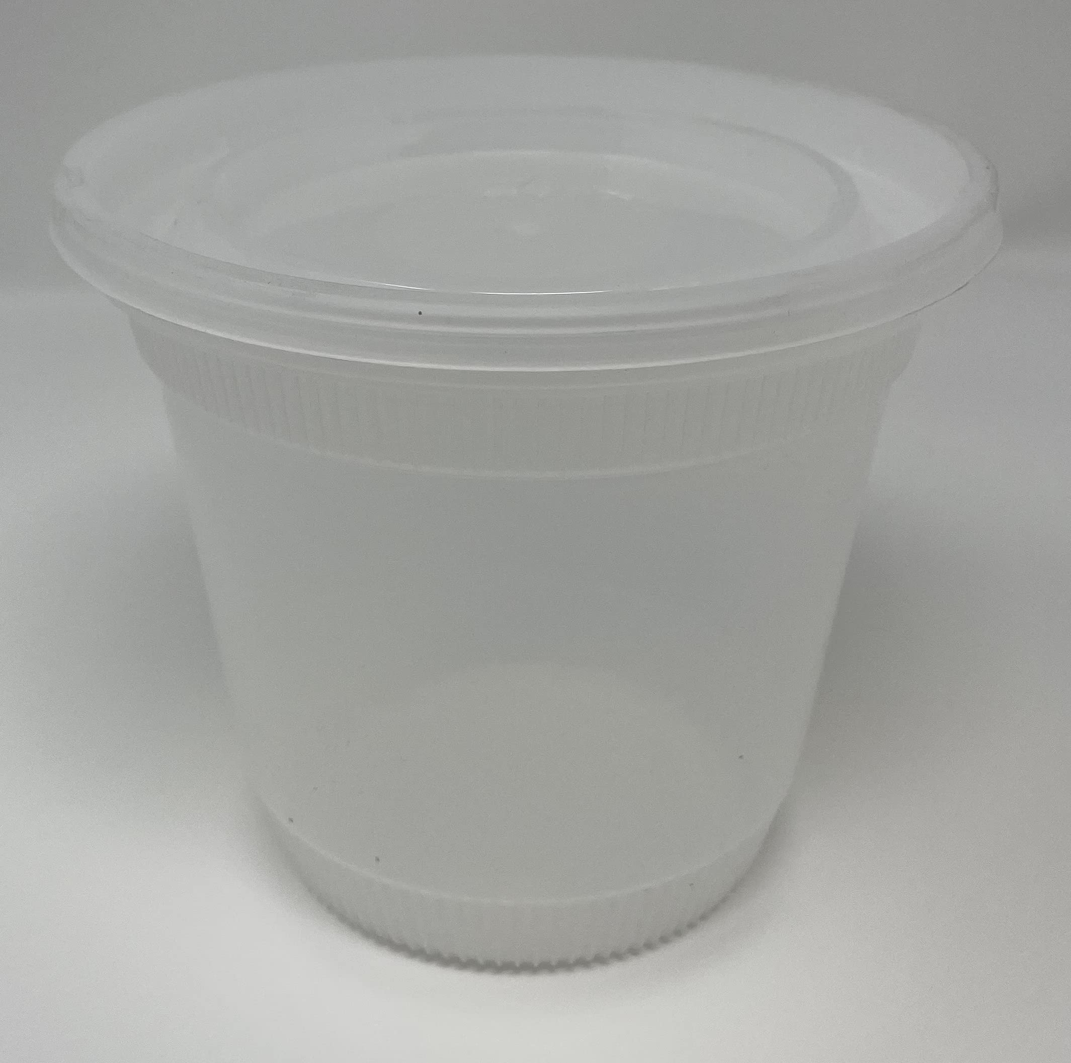 36-Pack Wide Mouth 32oz Quart Food Storage Containers with Lids - Perfect for Deli Meals, Meal Prep & Bulk Food Storage