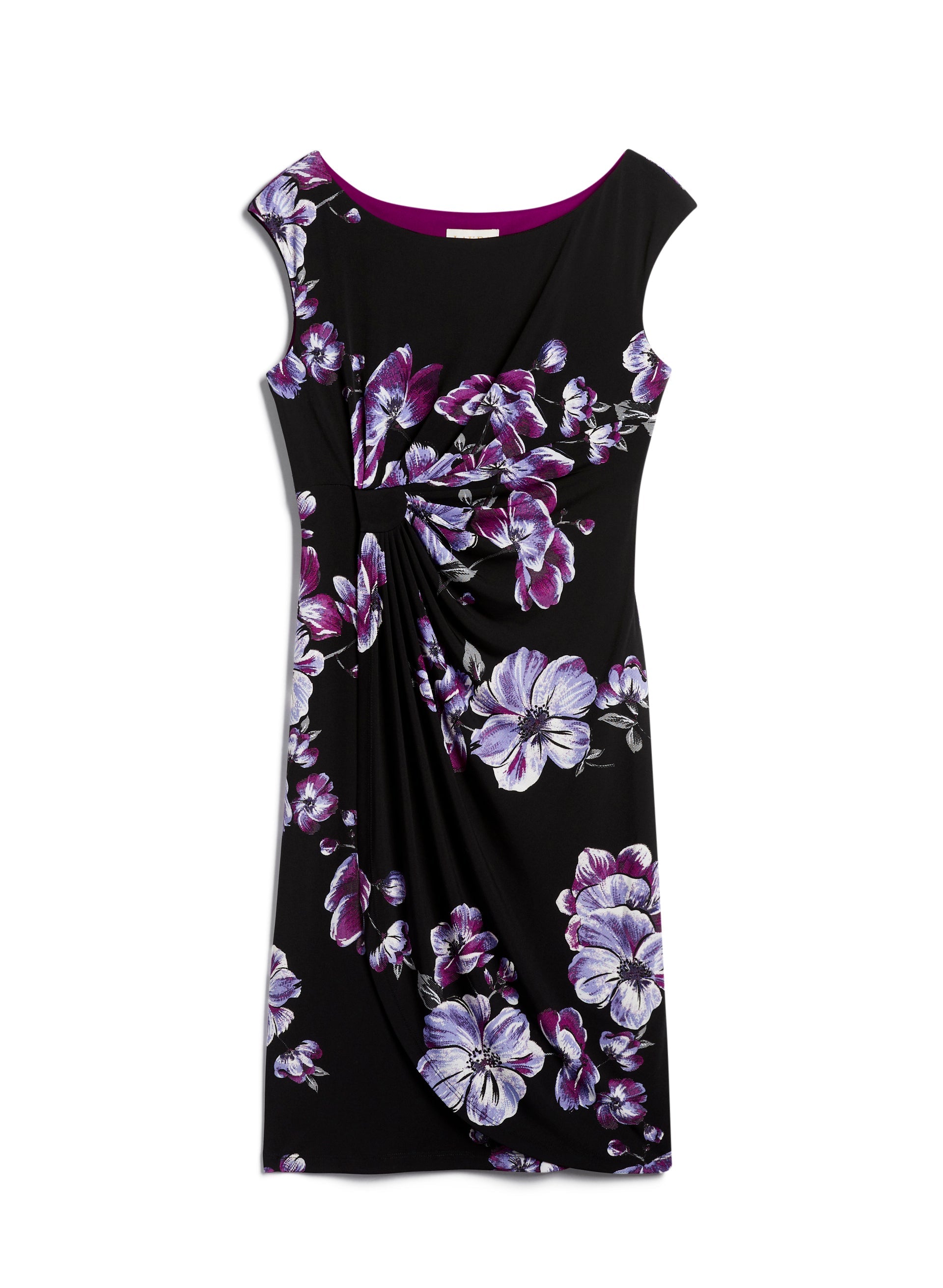 Floral Print Pleated Dress for Women - Elegant Summer Midi Dress with Ruffle Sleeves | Perfect for Weddings, Parties & Office Wear