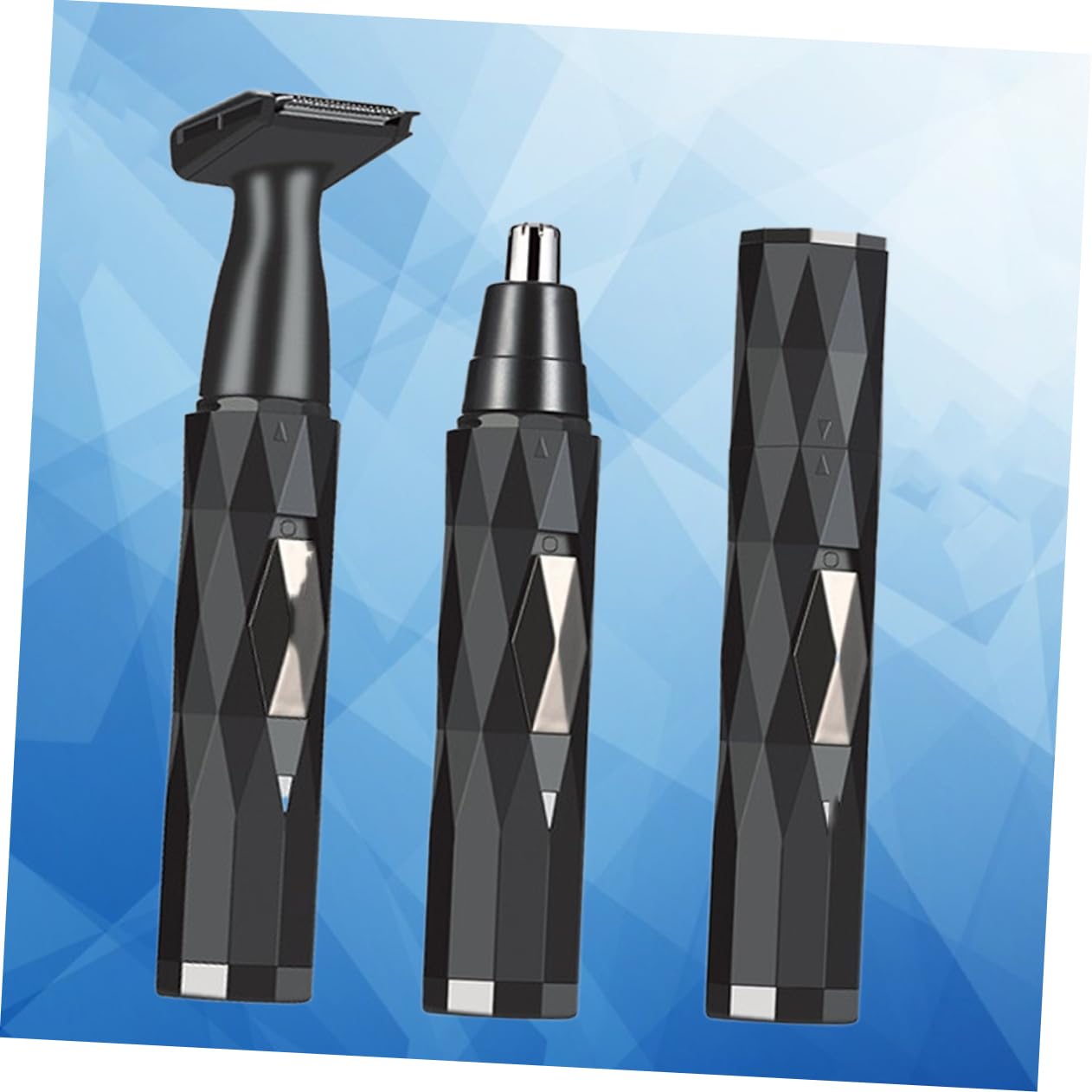 IPETBOOM Electric Nose Hair Trimmer for Men - USB Rechargeable Eyebrow & Nose Hair Clipper Kit with Portable Design (Black) - Perfect for Travel, Gym & Personal Grooming