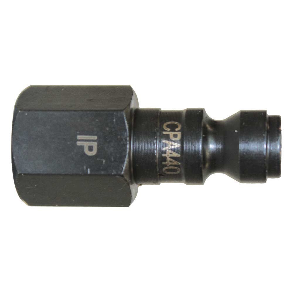 Interstate Pneumatics CPA440 1/4 Inch Automotive Steel Coupler Plug - 1/4 Inch Female NPT - Heavy Duty Air Tool Accessory for Tire Inflation, Air Compressors & Pneumatic Systems