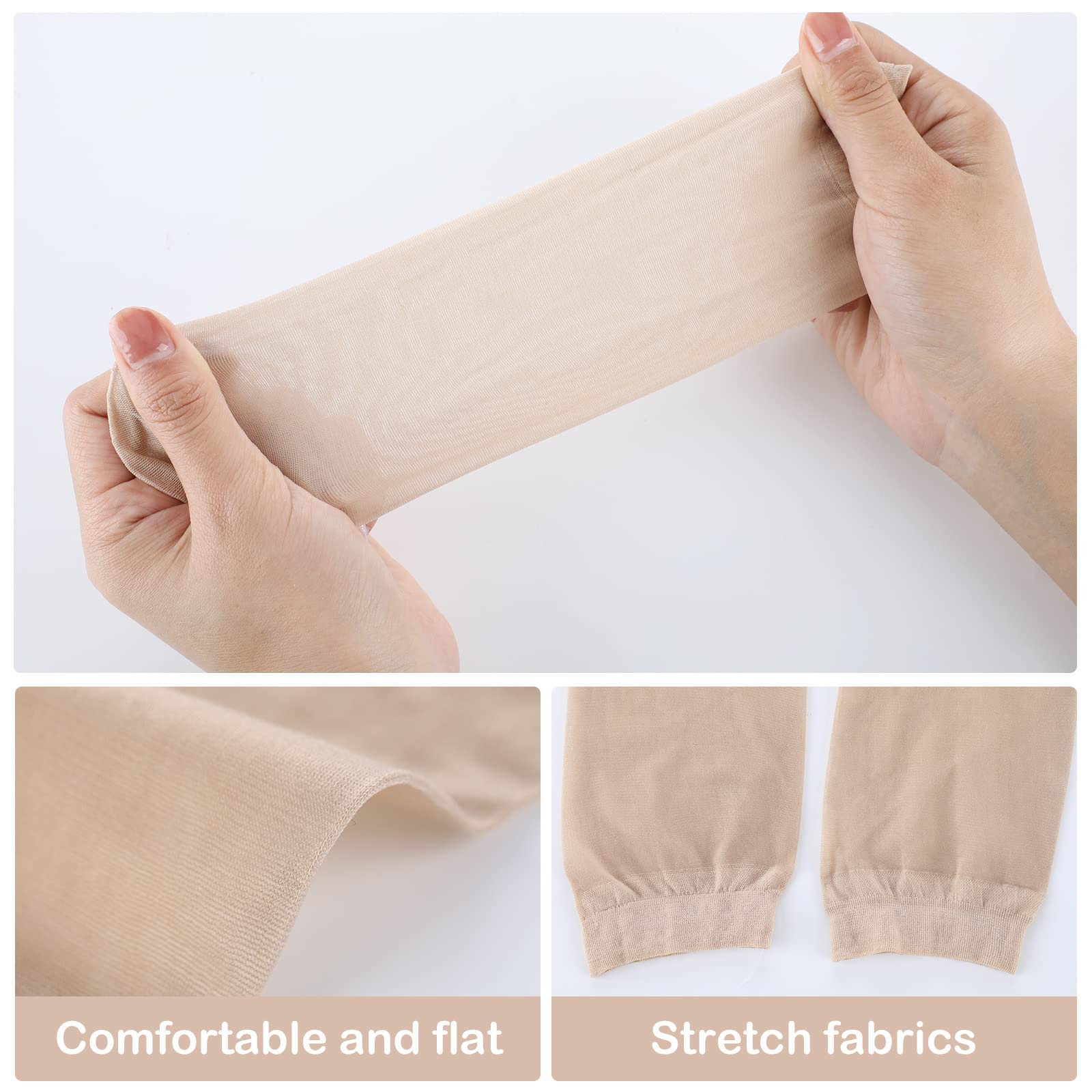 Geyoga 12 Pairs Women's Sheer Ankle Socks - Thin Nylon Transparent No Show Socks for Dress, Casual & Work - Breathable Comfort for Everyday Wear