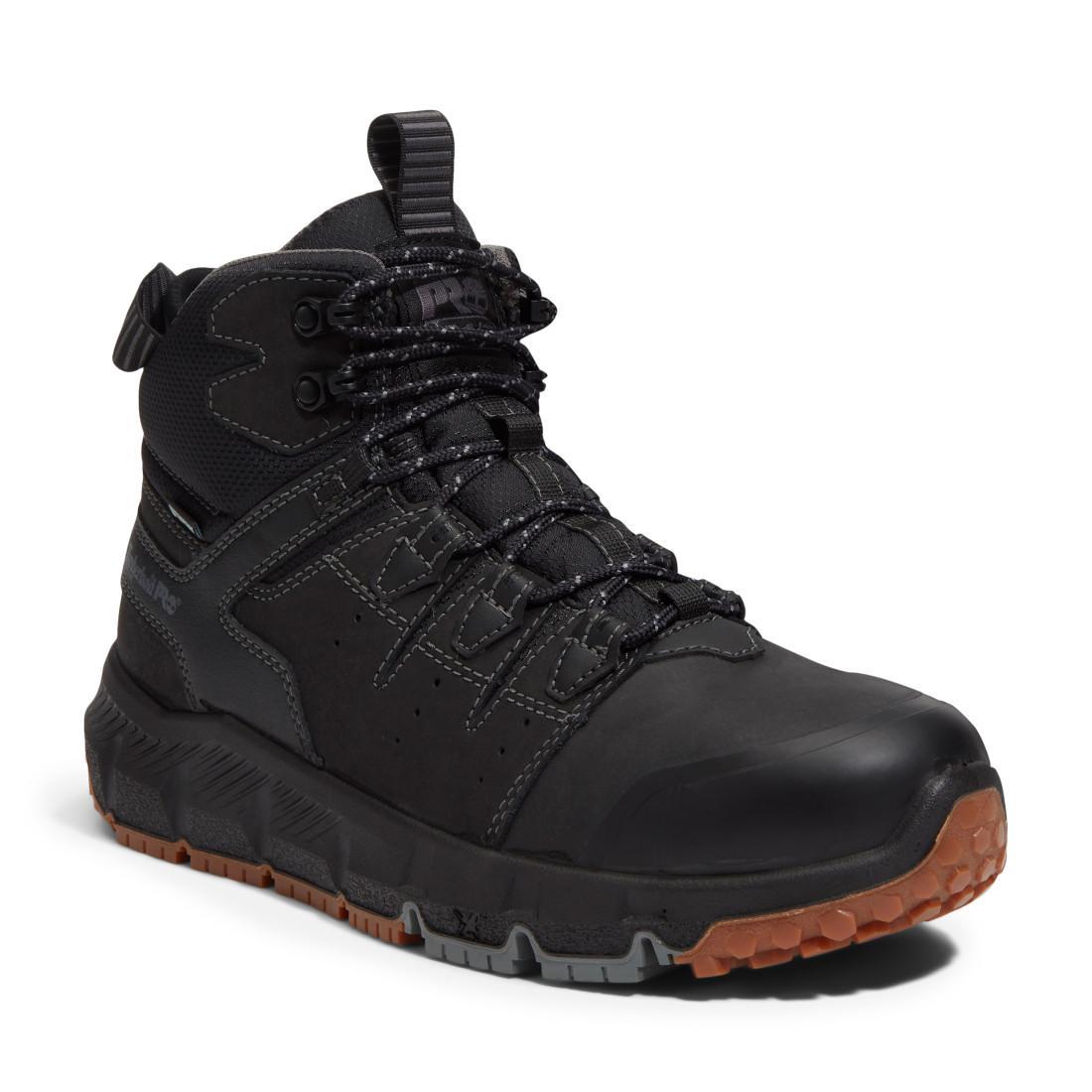 Waterproof Soft Toe Work Boots for Men - Lightweight Safety Shoes with Slip Resistance, Comfortable for Construction, Hiking & Outdoor Work (Ideal for Rainy Weather & Tough Job Sites)