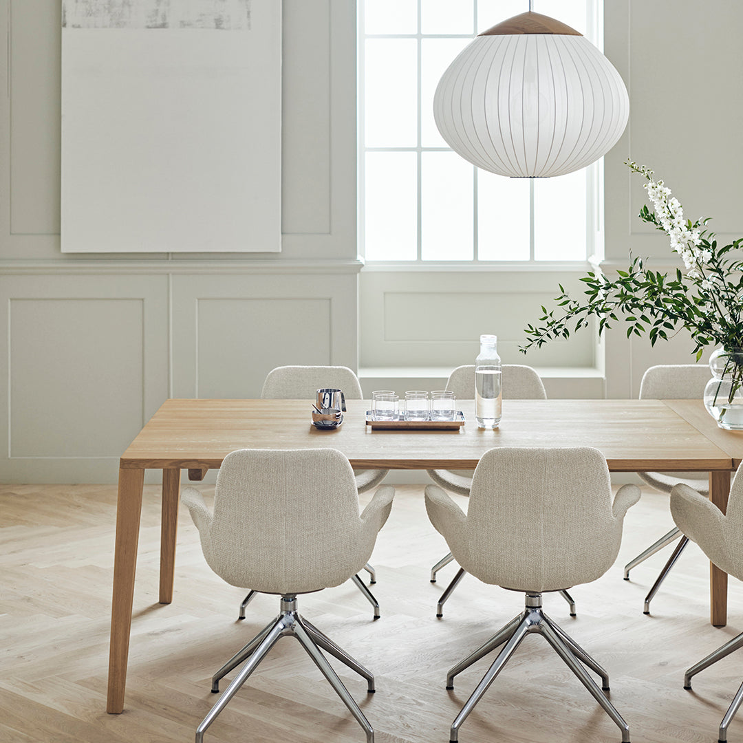 Elegant Large Dining Table - Perfect for Family Gatherings, Dinner Parties & Home Decor | Graceful Grand Table for Living Room & Dining Room