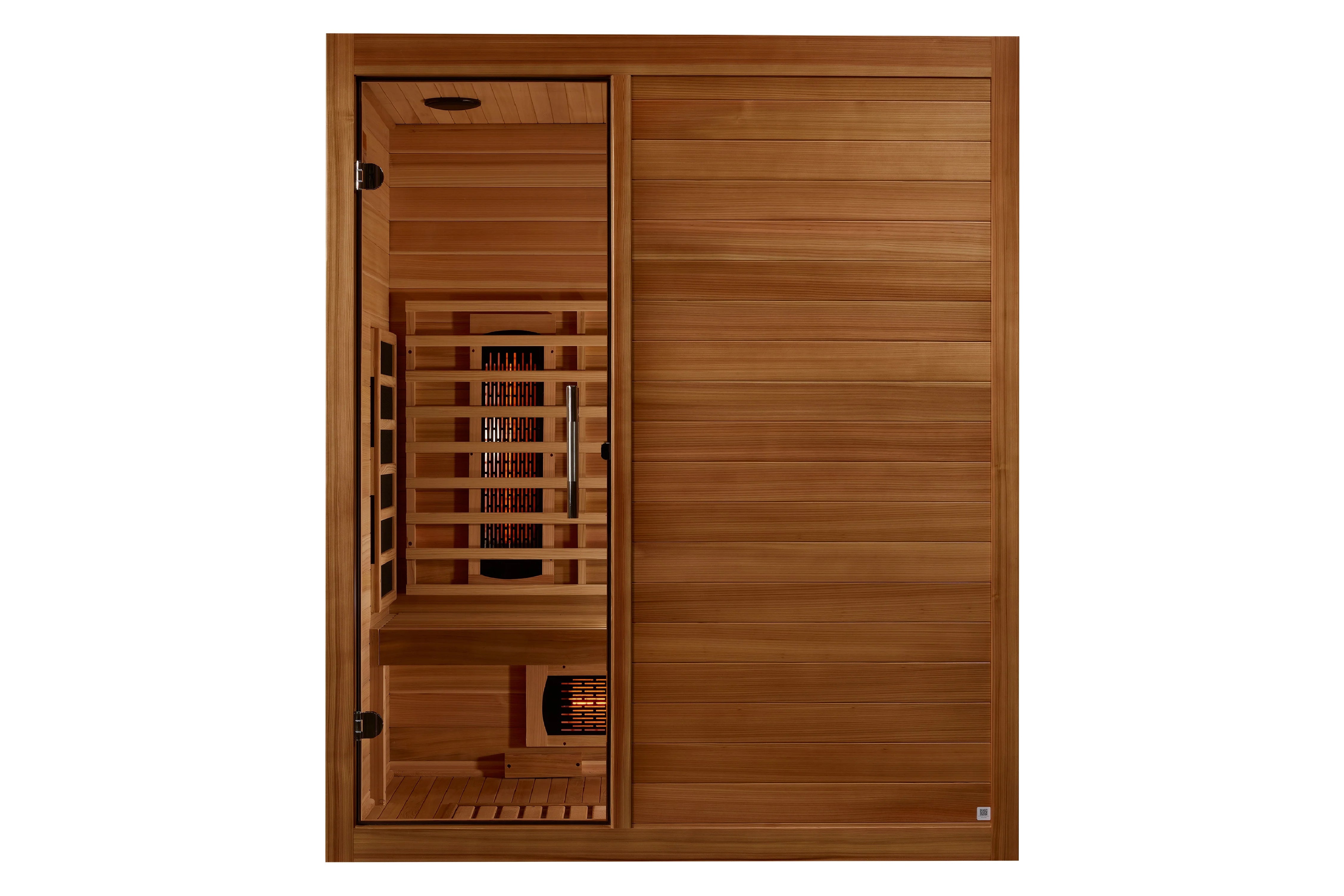 Maxxus S Line 3 Person Full Spectrum Infrared Sauna for Home Spa - Detox, Relaxation & Pain Relief - Perfect for Family Wellness & Home Gym (Summer Sale)