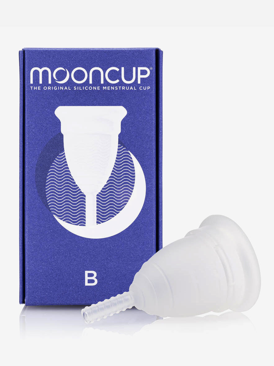 Mooncup Menstrual Cup - Size B | Reusable, Leak-Proof Period Cup for Women | Comfortable & Eco-Friendly Alternative to Tampons & Pads | Perfect for Active Lifestyles, Travel & Overnight Use